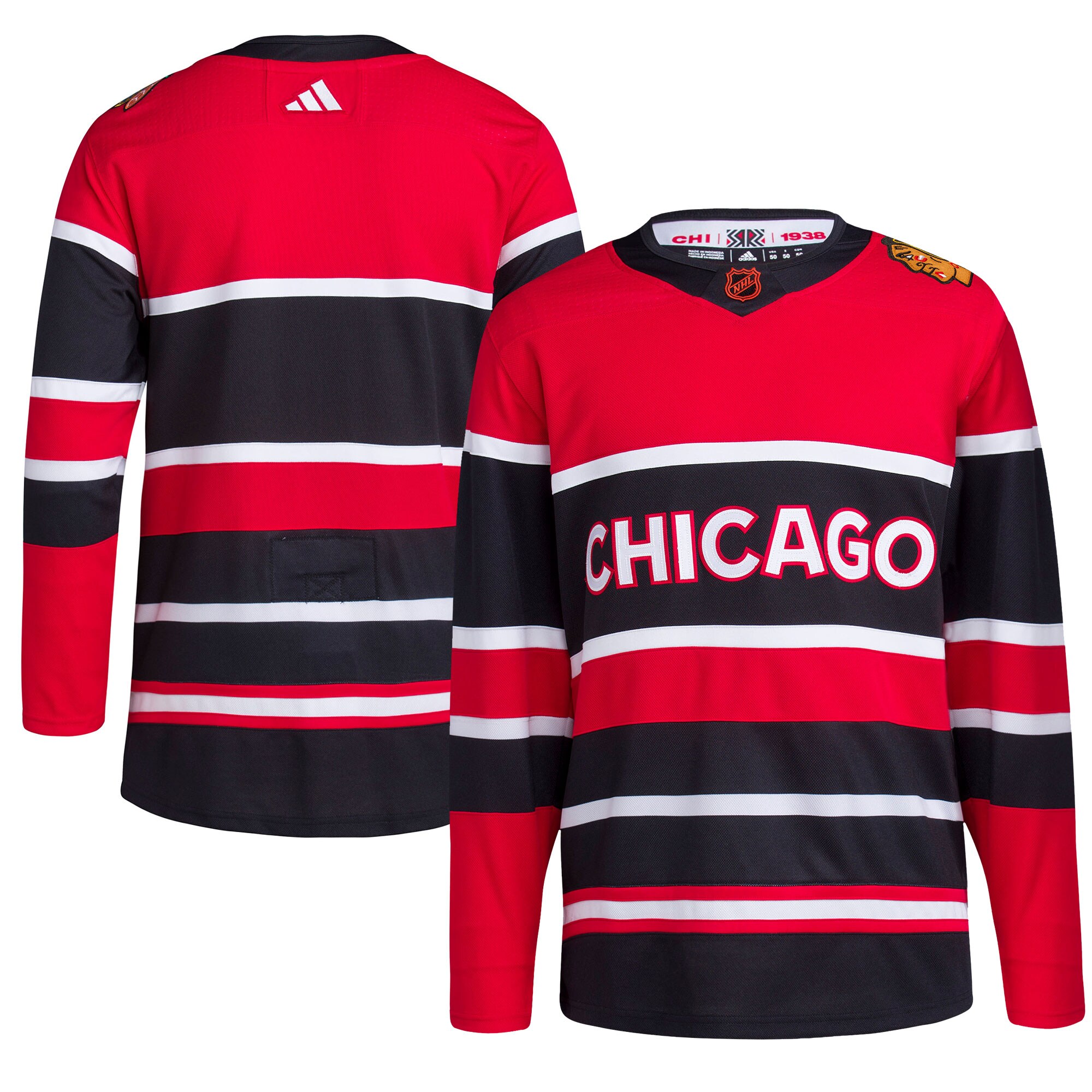 Chicago Blackhawks Reverse Retro 2.0 Authentic Blank Jersey - Red cheap jerseys for sale - CheapJerseys.Shop