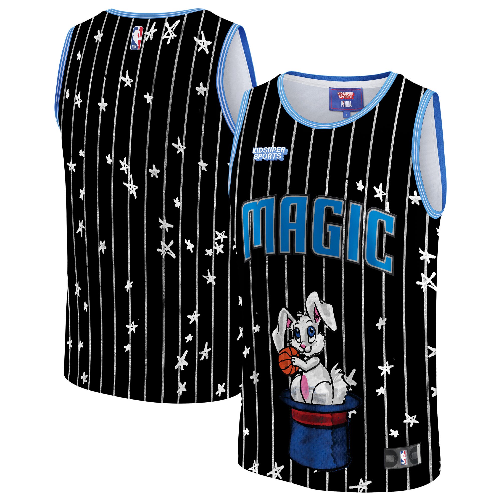 Orlando Magic & KidSuper Studios by Fanatics Unisex Hometown Jersey - Black cheap jerseys for sale - CheapJerseys.Shop