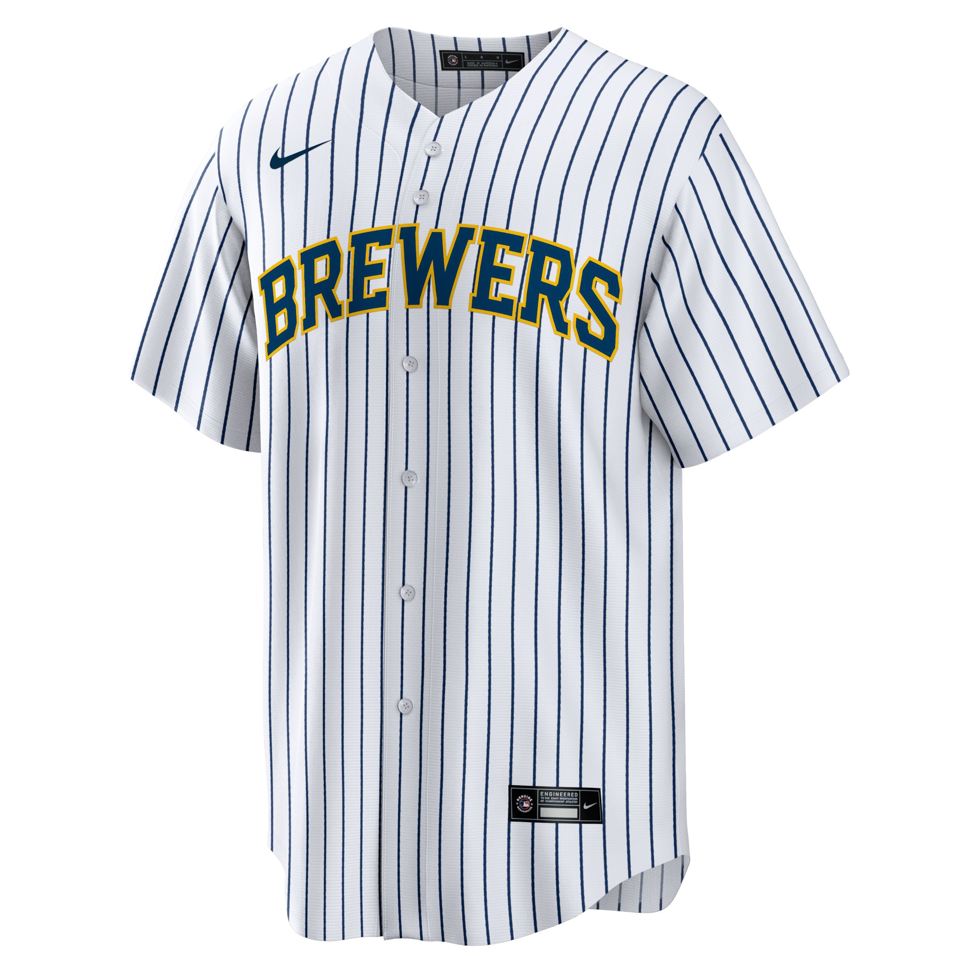 Christian Yelich Milwaukee Brewers Alternate Replica Player Jersey - White cheap jerseys for sale - CheapJerseys.Shop
