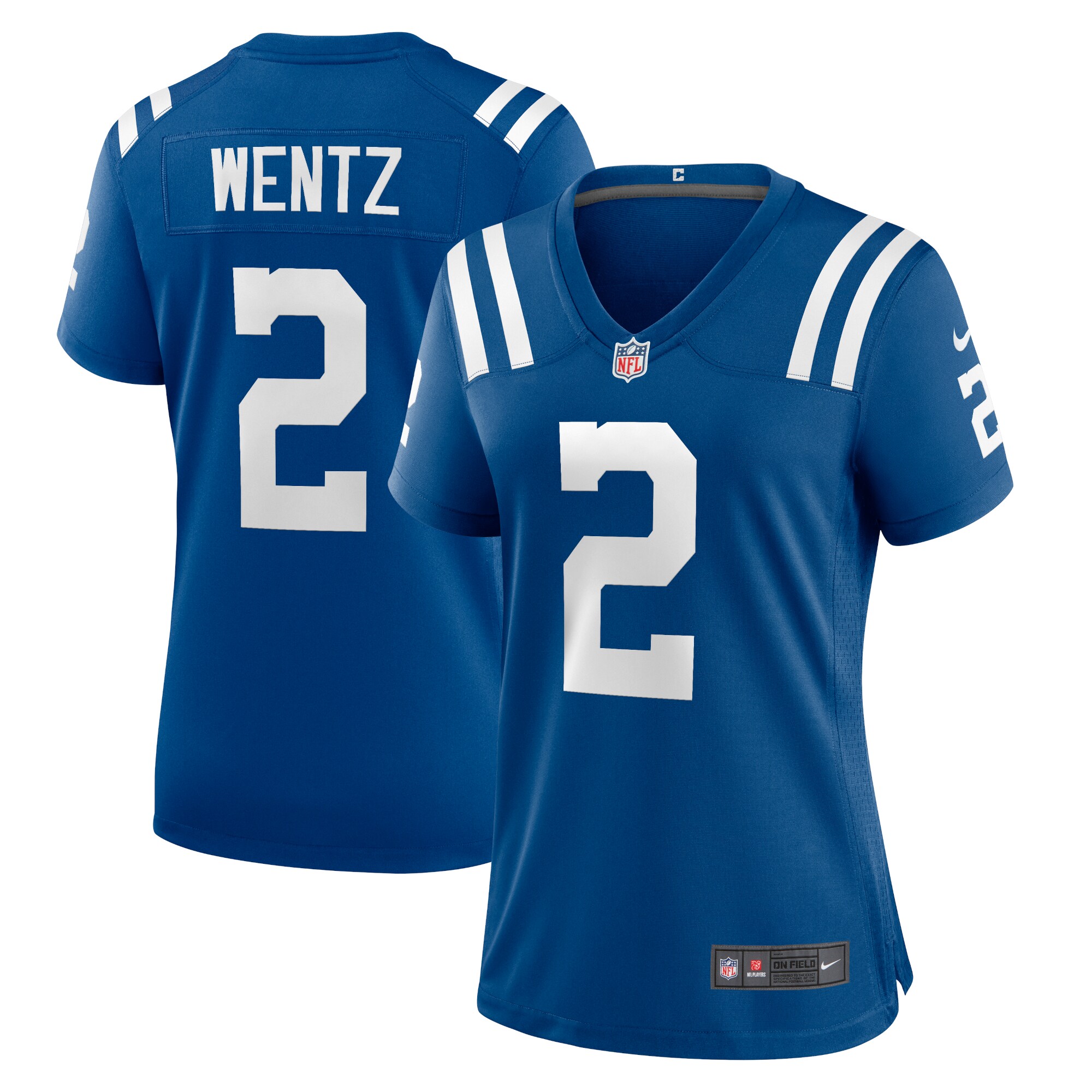 Carson Wentz Indianapolis Colts Women's Game Jersey - Royal cheap jerseys for sale - CheapJerseys.Shop