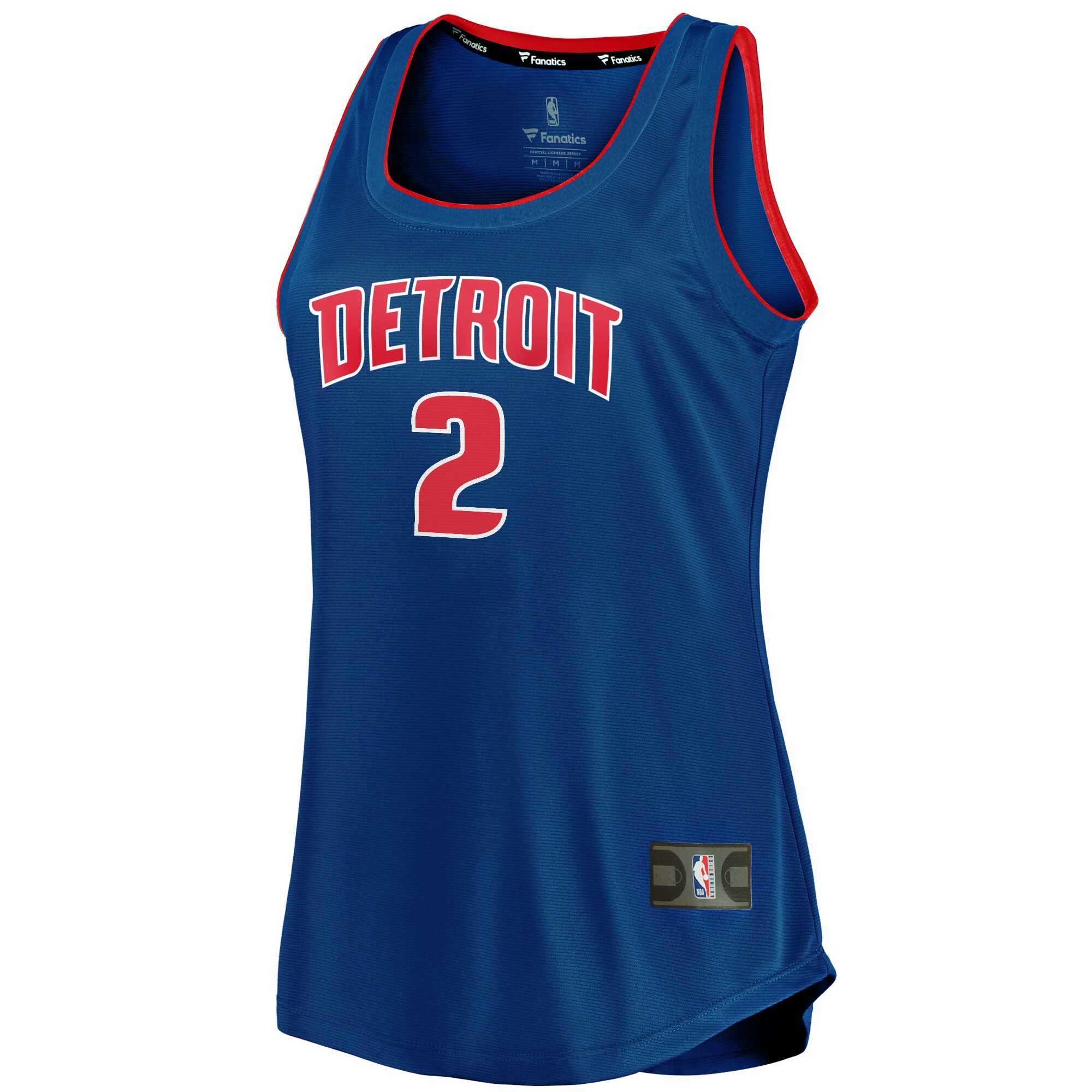 Cade Cunningham Detroit Pistons Fanatics Women's Fast Break Tank Jersey - Icon Edition - Blue cheap jerseys for sale - CheapJerseys.Shop