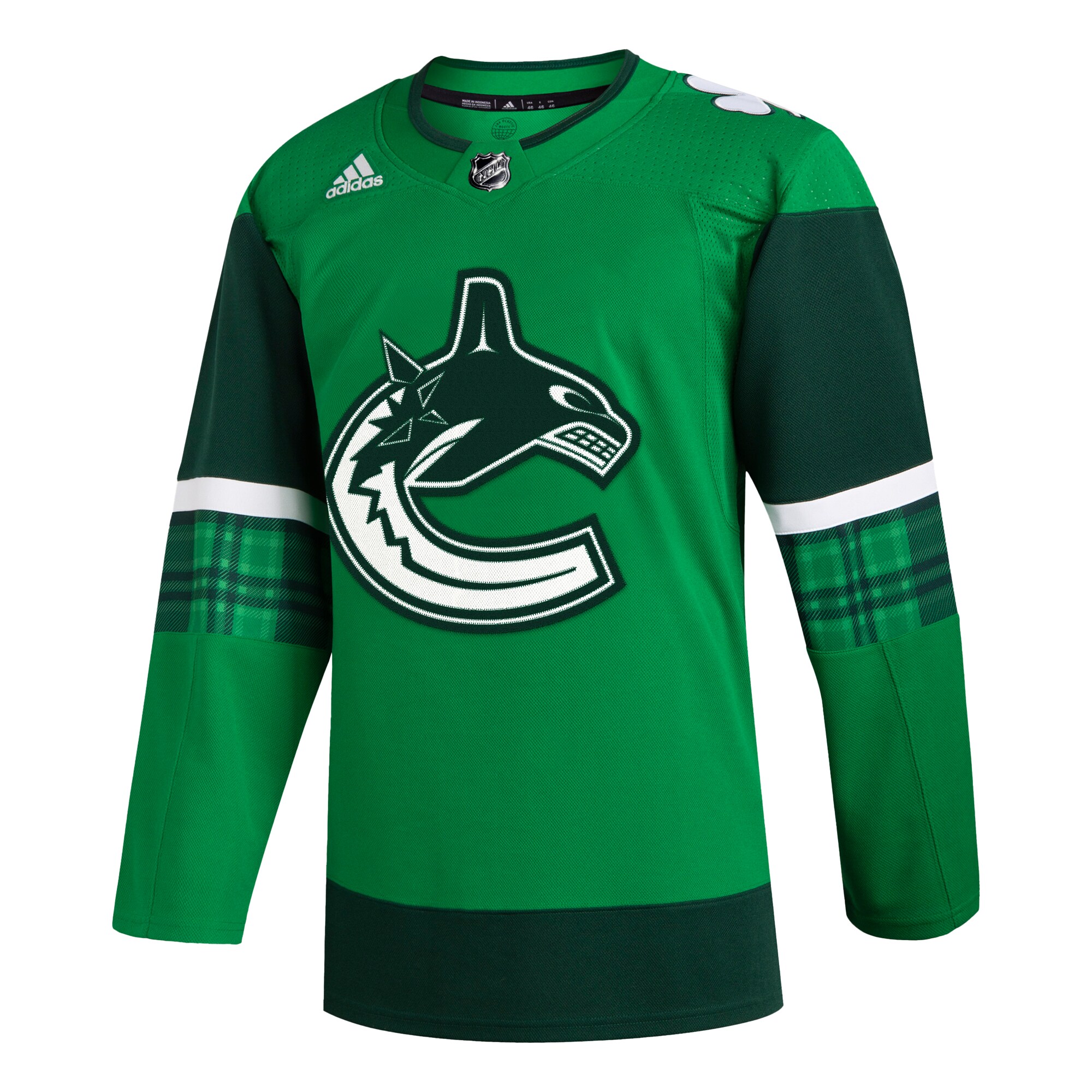 Vancouver Canucks 2023 St. Patrick's Day Primegreen Authentic Jersey - Kelly Green cheap jerseys for sale - CheapJerseys.Shop