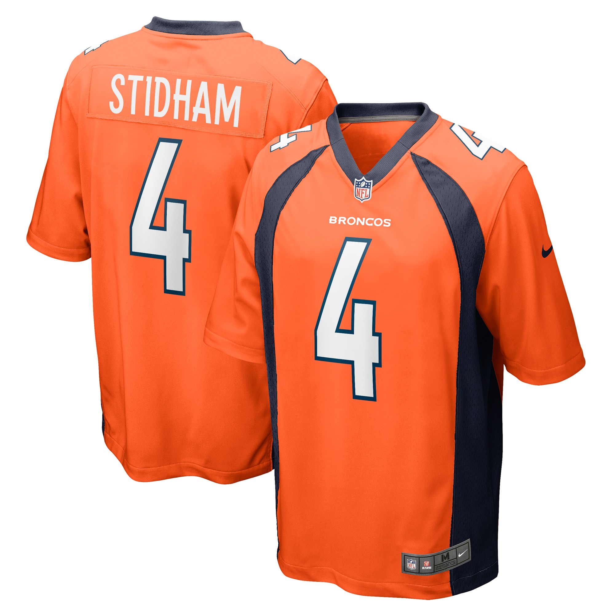 Jarrett Stidham Denver Broncos Game Player Jersey - Orange cheap jerseys for sale - CheapJerseys.Shop
