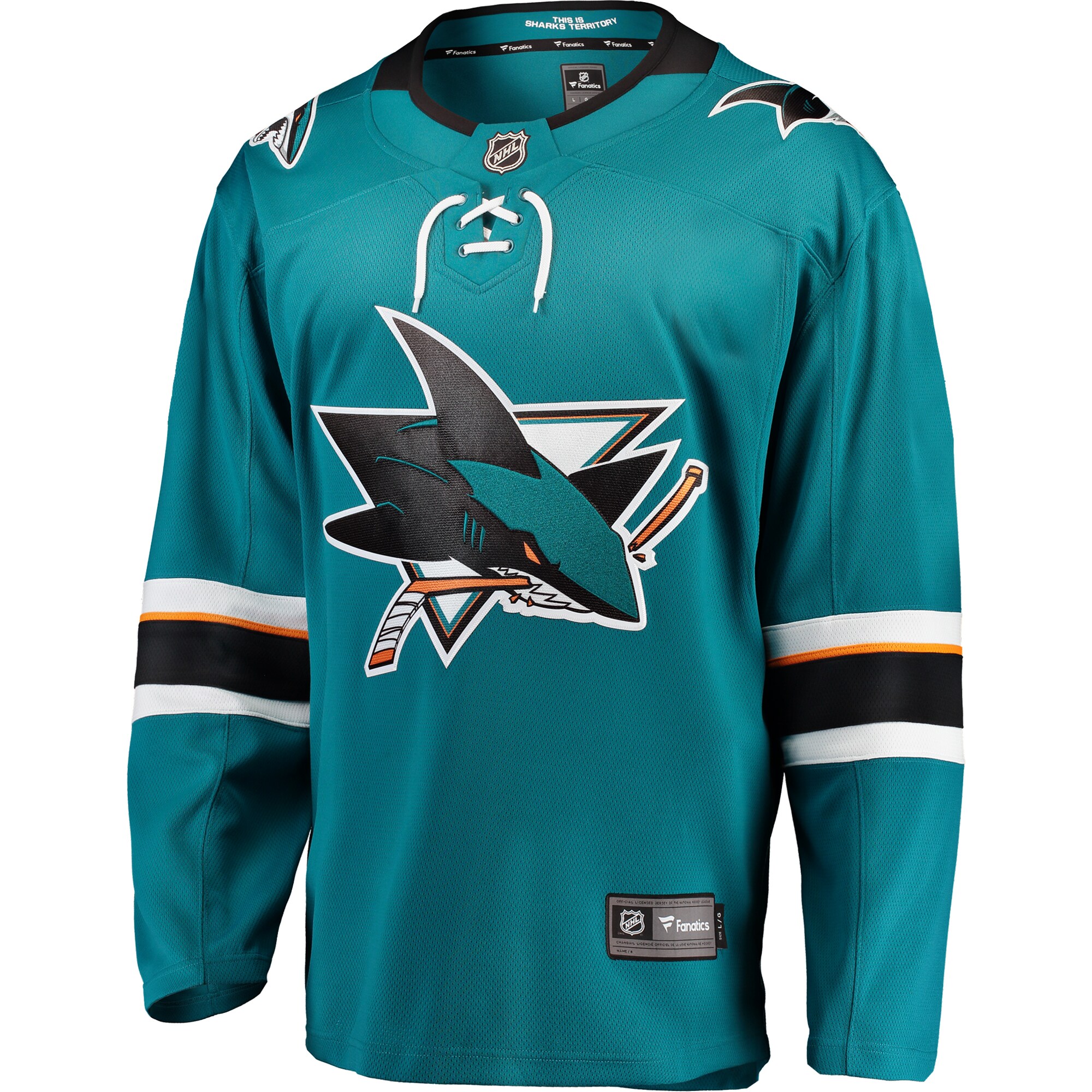 San Jose Sharks Fanatics Breakaway Home Jersey - Teal cheap jerseys for sale - CheapJerseys.Shop