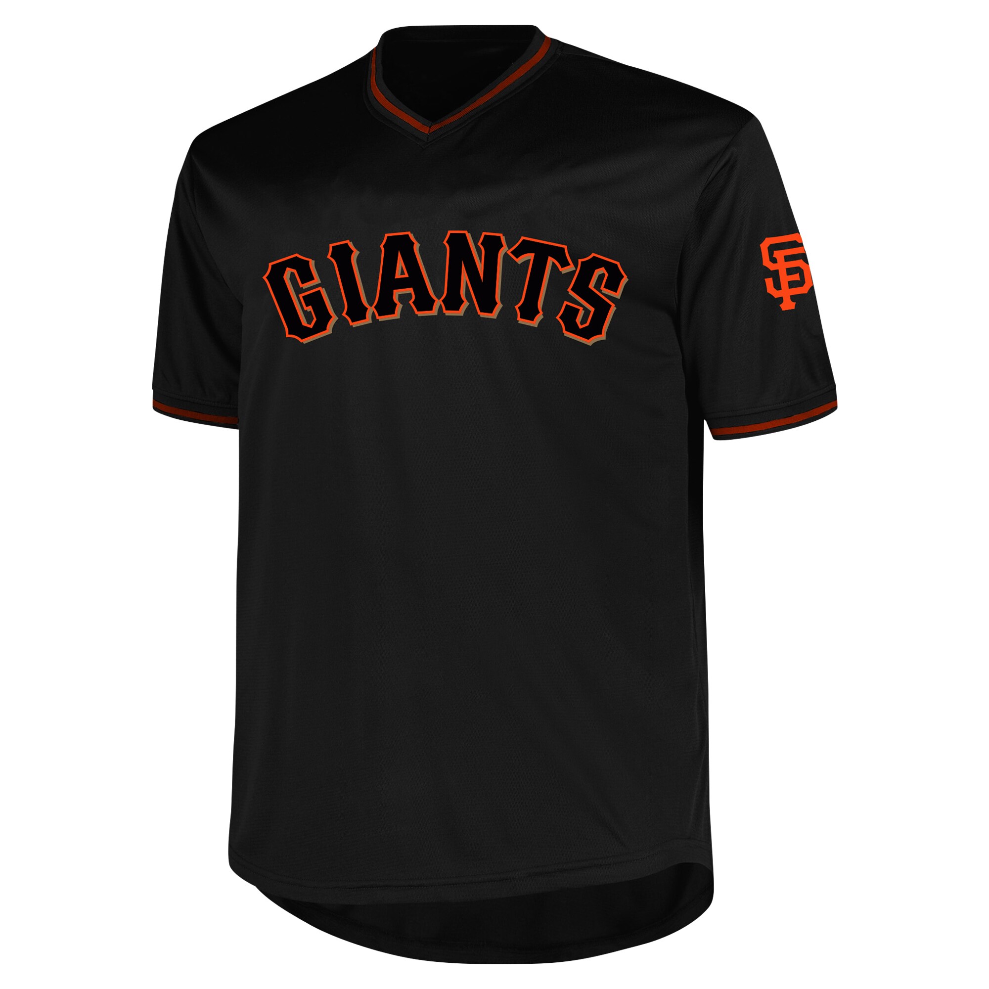San Francisco Giants Profile Big & Tall Pop Fashion Jersey - Black cheap jerseys for sale - CheapJerseys.Shop