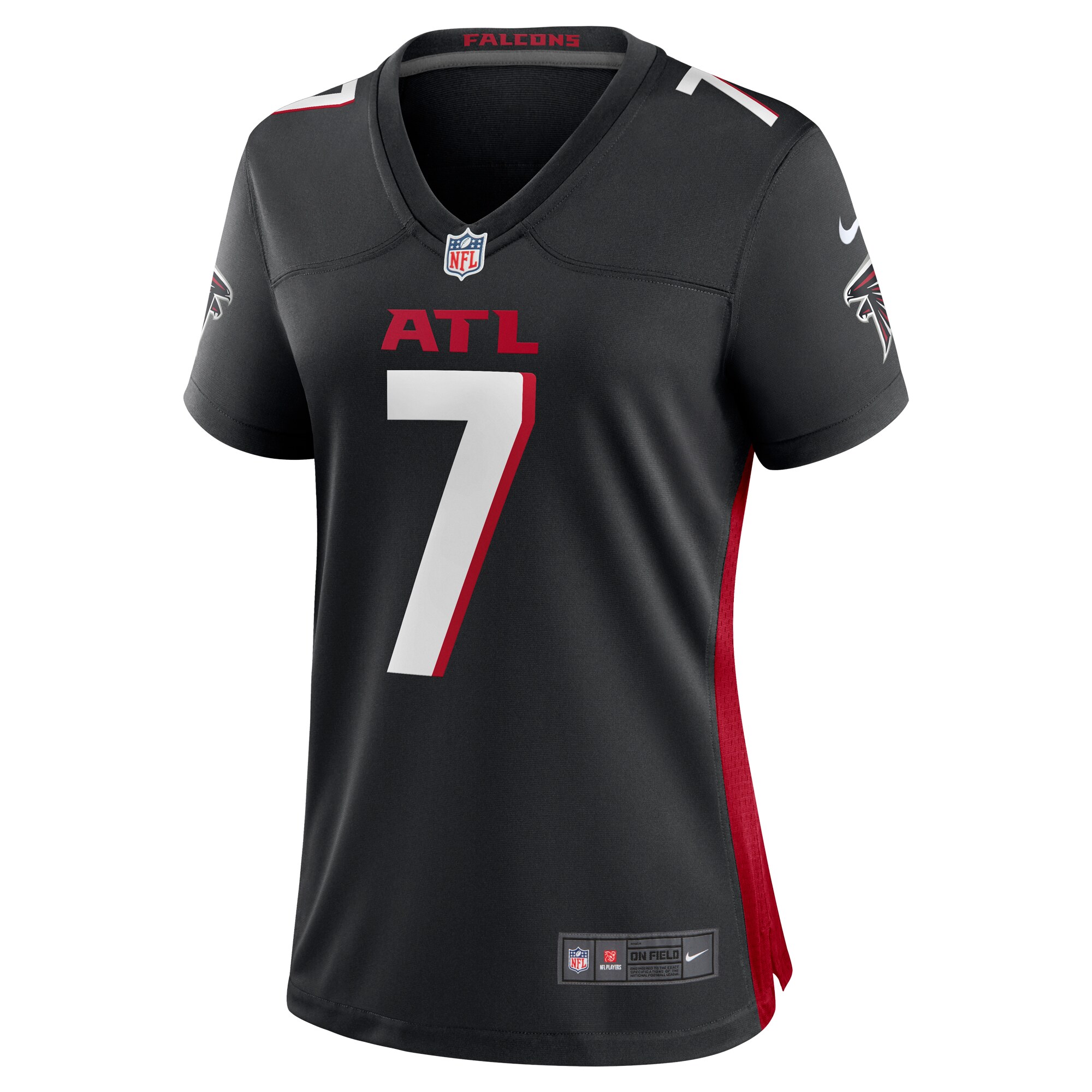 Bijan Robinson Atlanta Falcons Women's Player Jersey - Black cheap jerseys for sale - CheapJerseys.Shop