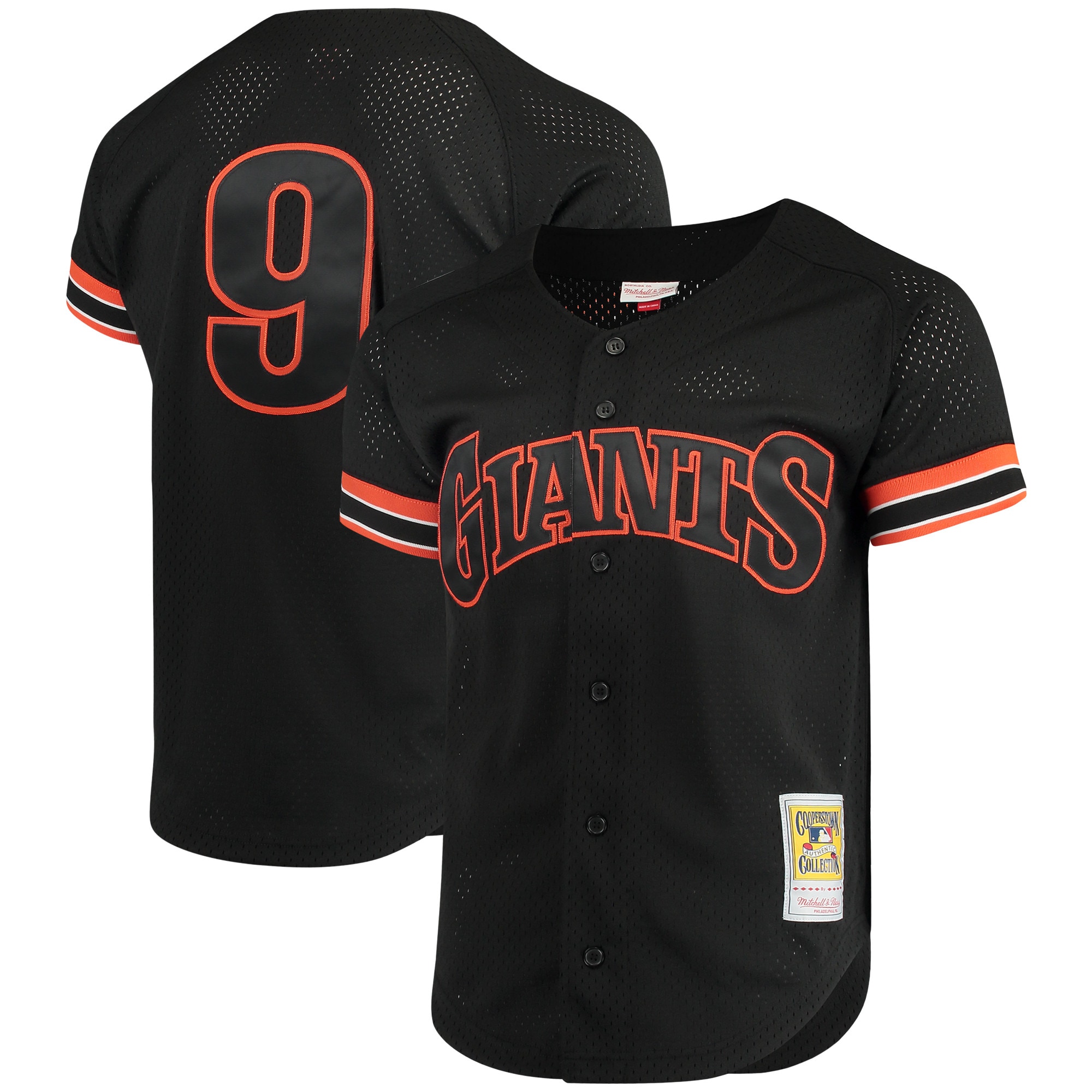 Matt Williams San Francisco Giants Mitchell & Ness Cooperstown Collection Mesh Batting Practice Button-Up Jersey - Black cheap jerseys for sale - CheapJerseys.Shop