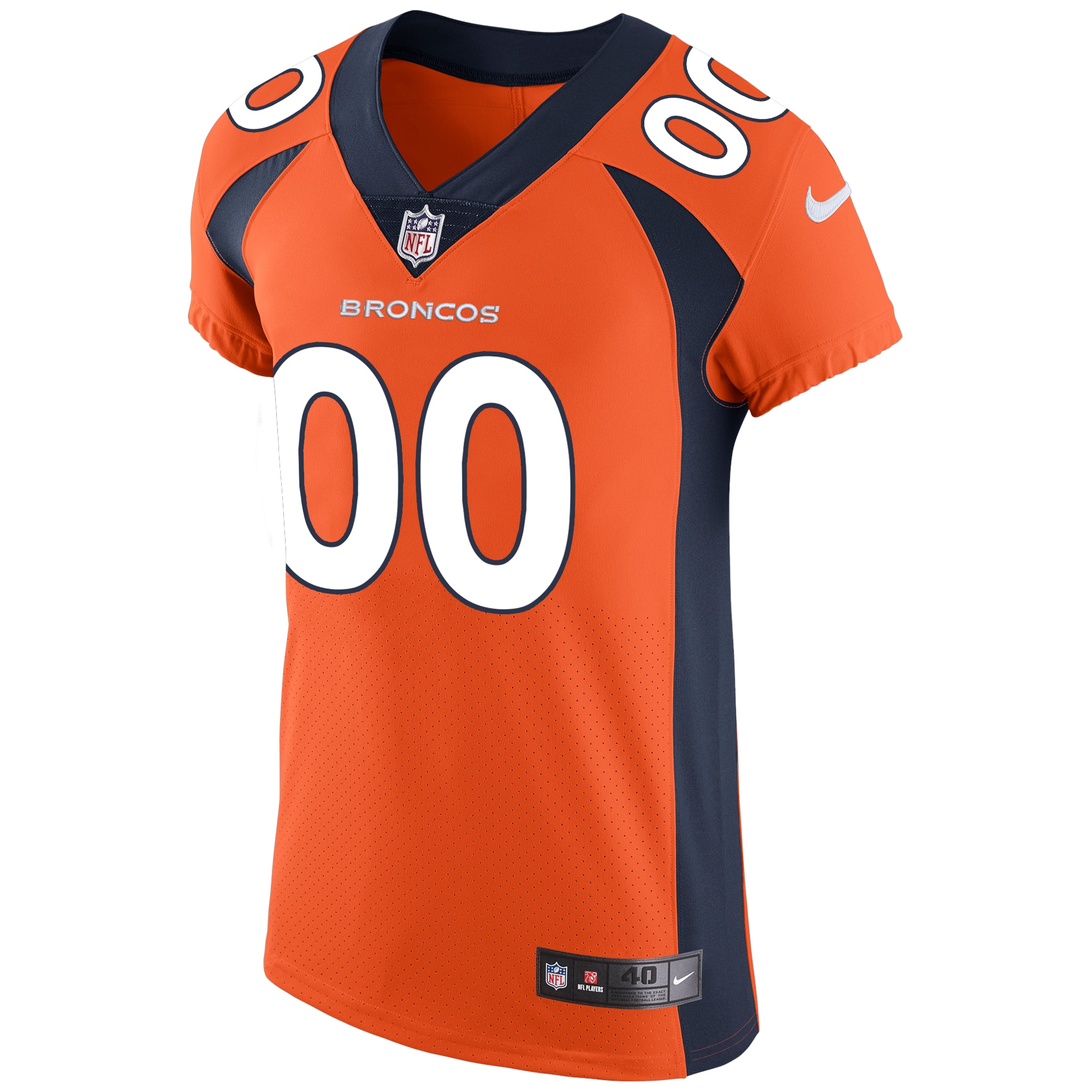 Denver Broncos Vapor Untouchable Custom Elite Jersey - Orange cheap jerseys for sale - CheapJerseys.Shop