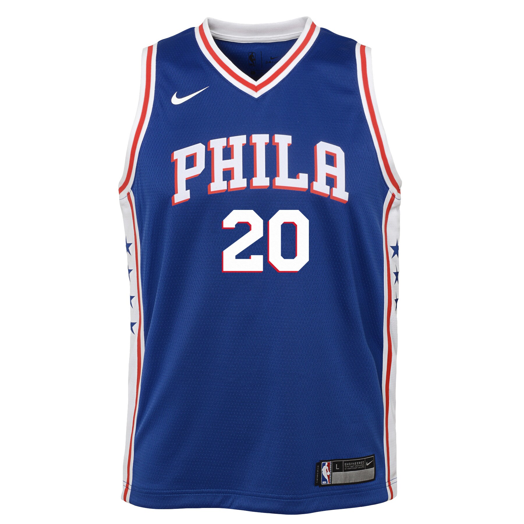 Markelle Fultz Philadelphia 76ers Youth Swingman Jersey Blue - Icon Edition cheap jerseys for sale - CheapJerseys.Shop