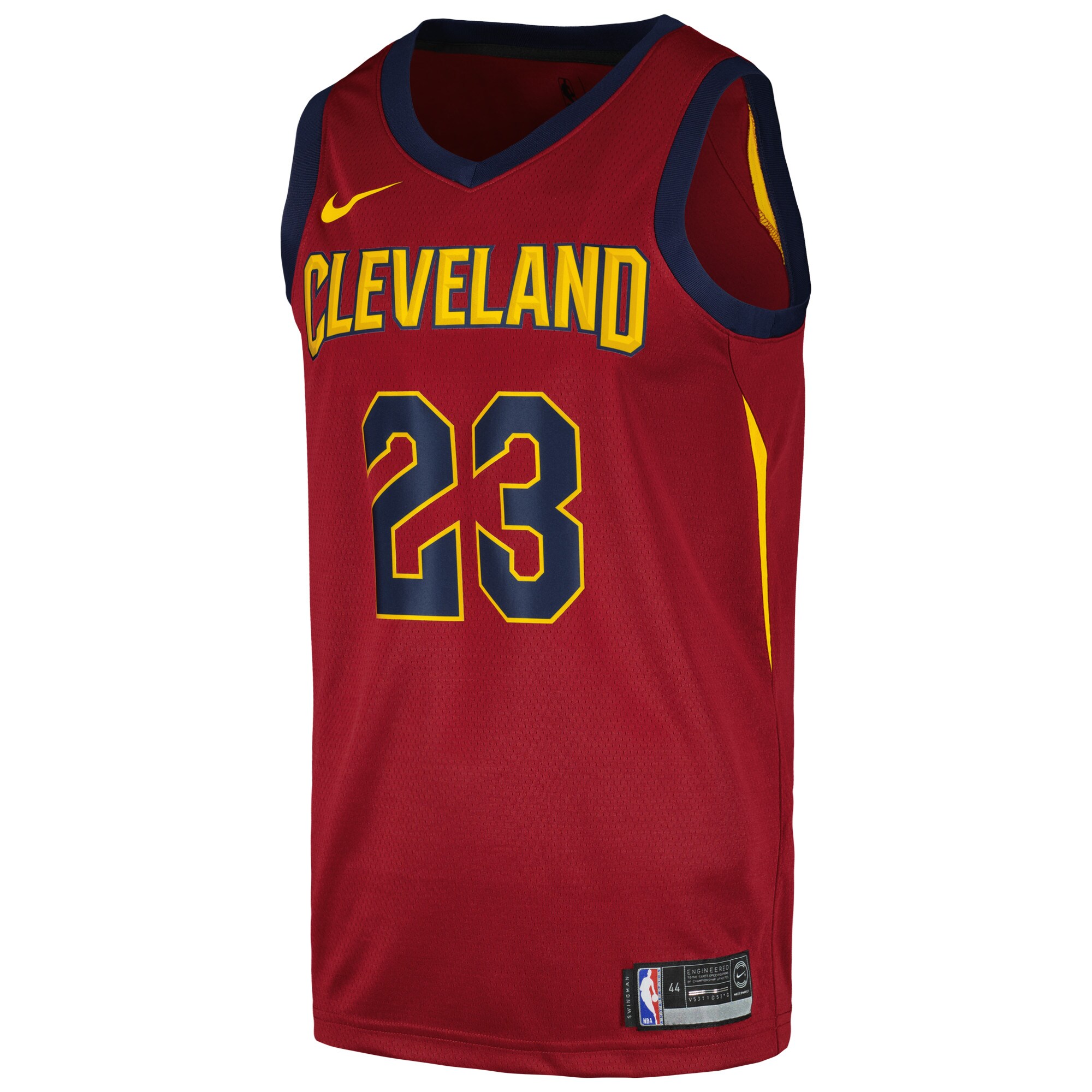 LeBron James Cleveland Cavaliers Swingman Player Jersey - Icon Edition - Wine cheap jerseys for sale - CheapJerseys.Shop