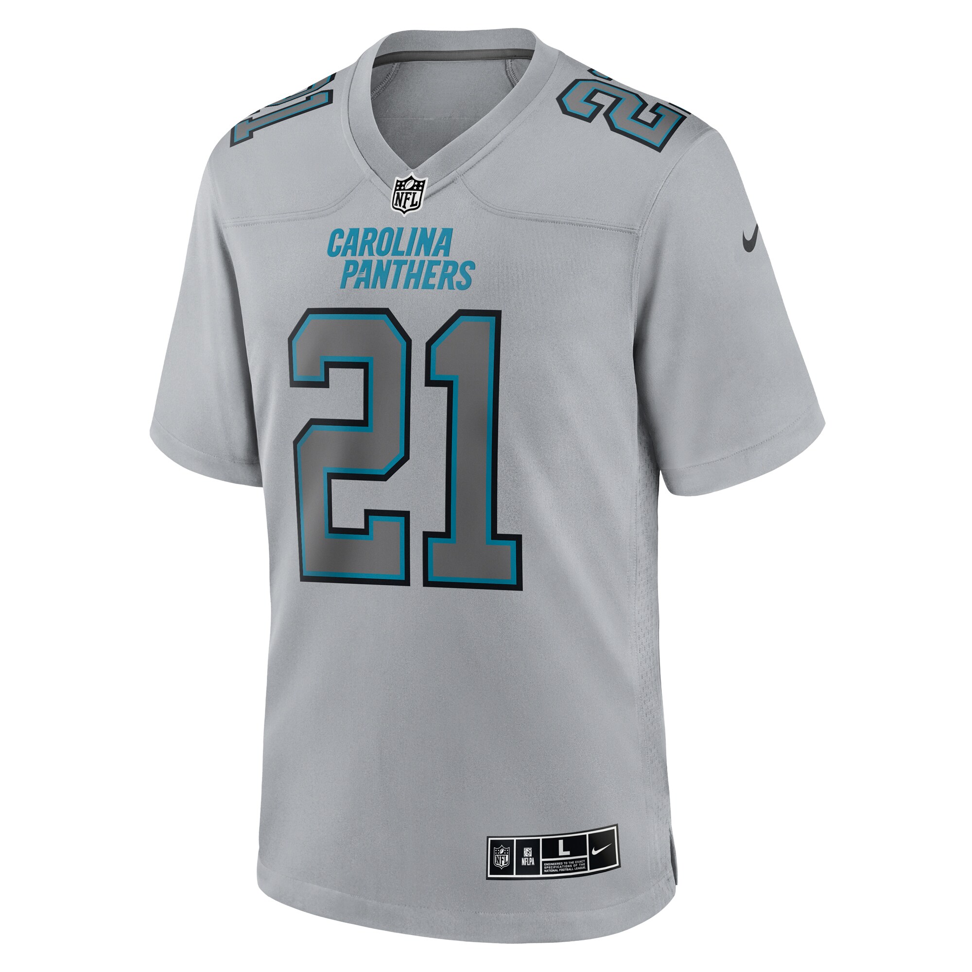 Jeremy Chinn Carolina Panthers Atmosphere Fashion Game Jersey - Gray cheap jerseys for sale - CheapJerseys.Shop