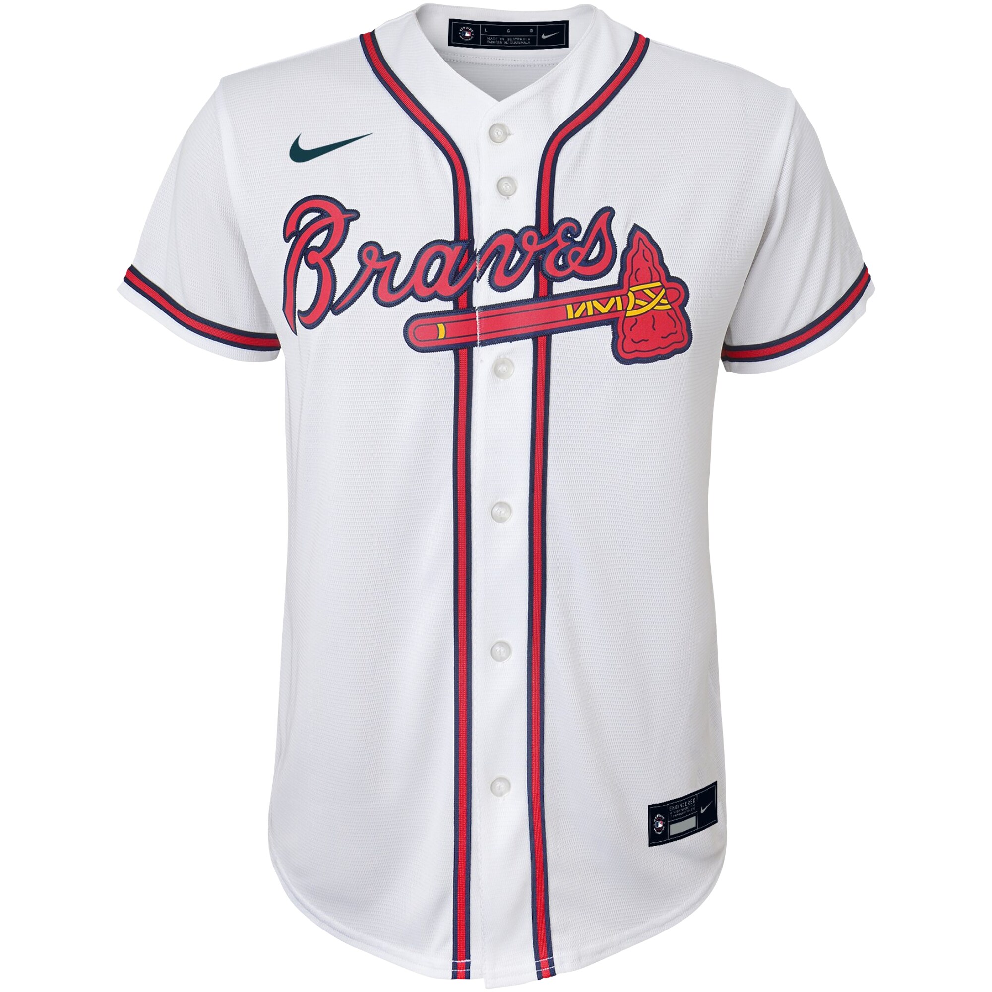 Max Fried Atlanta Braves Youth Alternate Replica Player Jersey - White cheap jerseys for sale - CheapJerseys.Shop