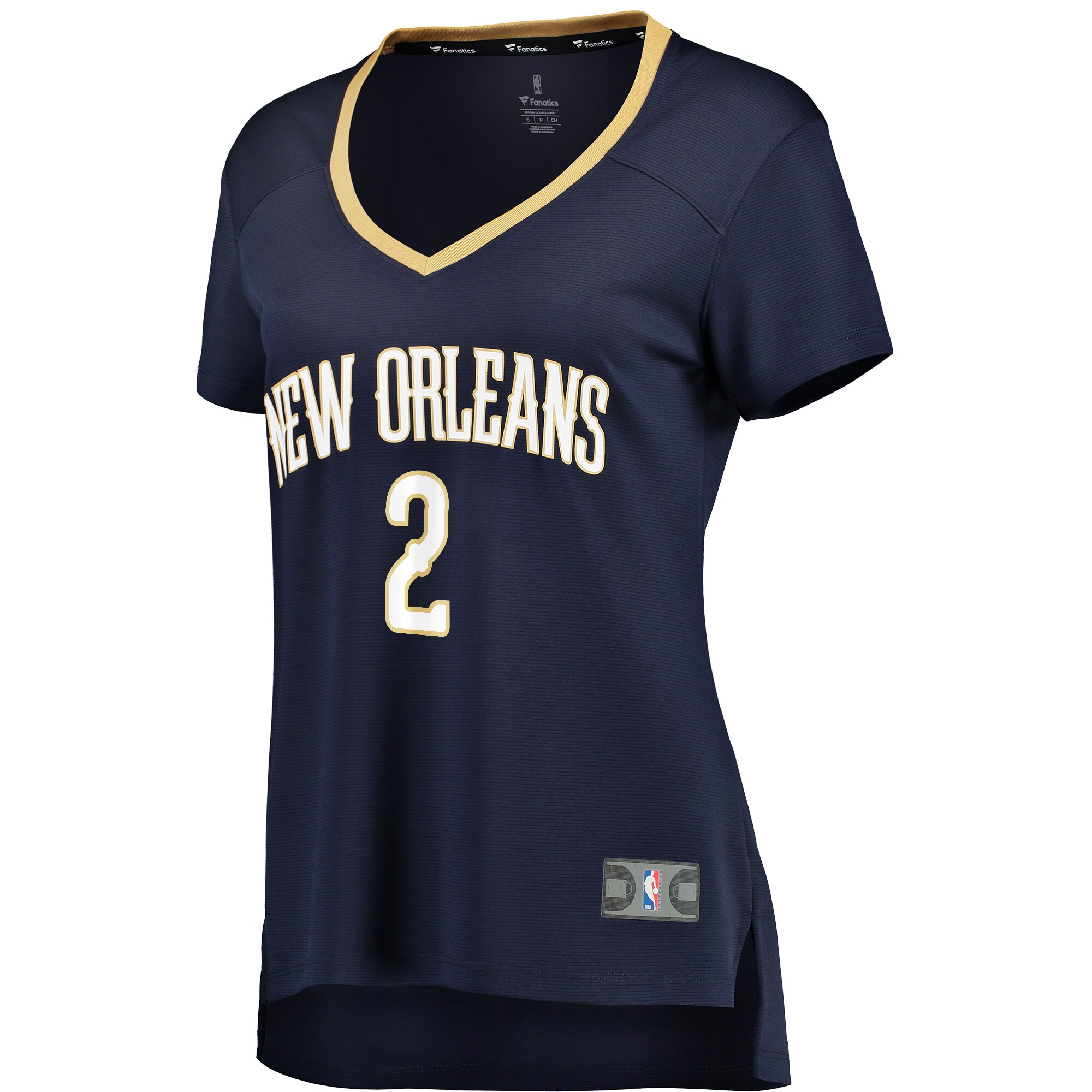 Lonzo Ball New Orleans Pelicans Fanatics Women's Fast Break Replica Jersey Navy - Icon Edition cheap jerseys for sale - CheapJerseys.Shop