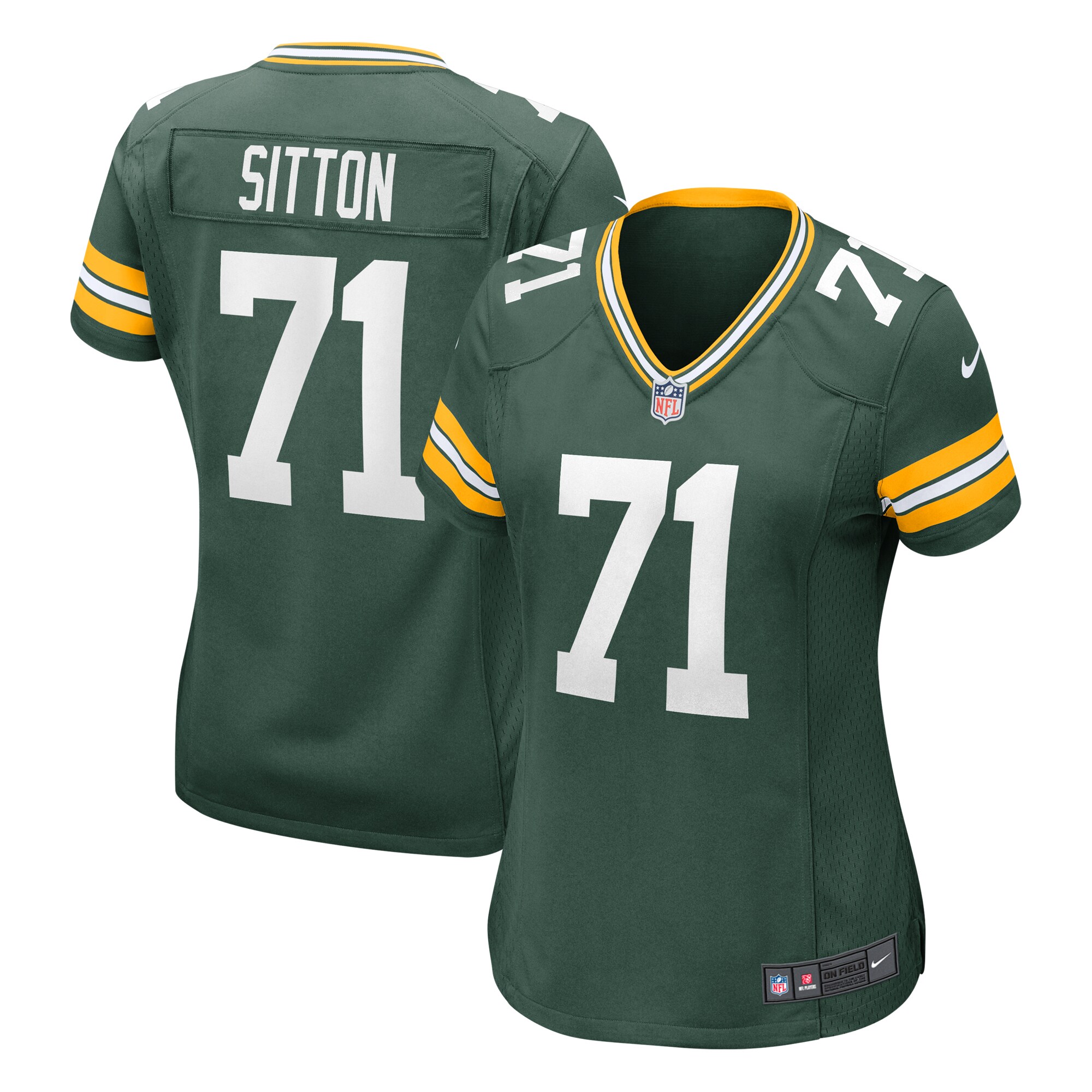 Josh Sitton Green Bay Packers Women's Retired Game Jersey - Green cheap jerseys for sale - CheapJerseys.Shop