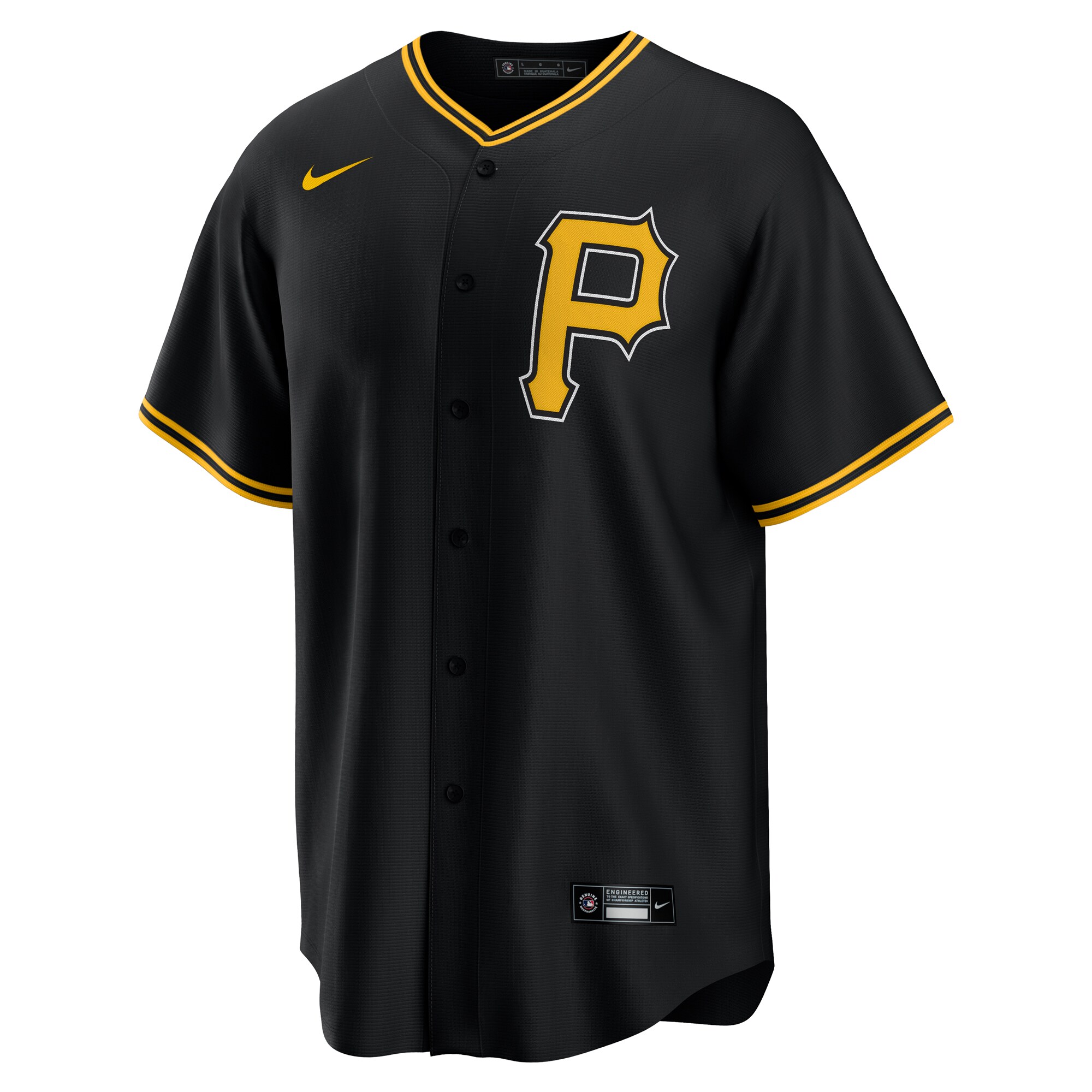 Paul Skenes Pittsburgh Pirates Alternate Replica Player Jersey - Black cheap jerseys for sale - CheapJerseys.Shop