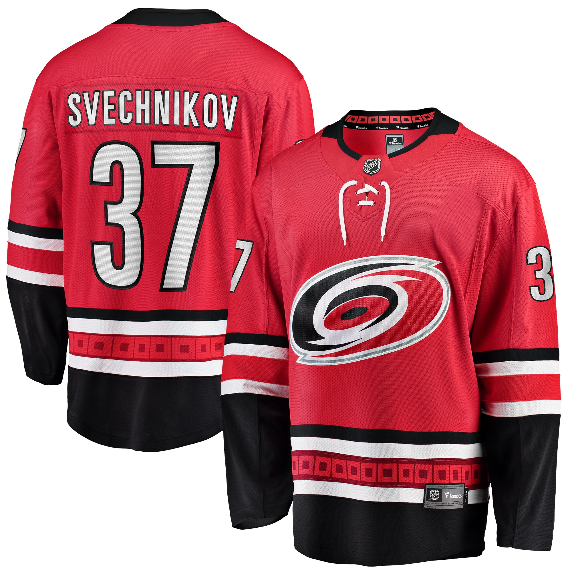 Andrei Svechnikov Carolina Hurricanes Fanatics Alternate Breakaway Player Jersey - Red cheap jerseys for sale - CheapJerseys.Shop