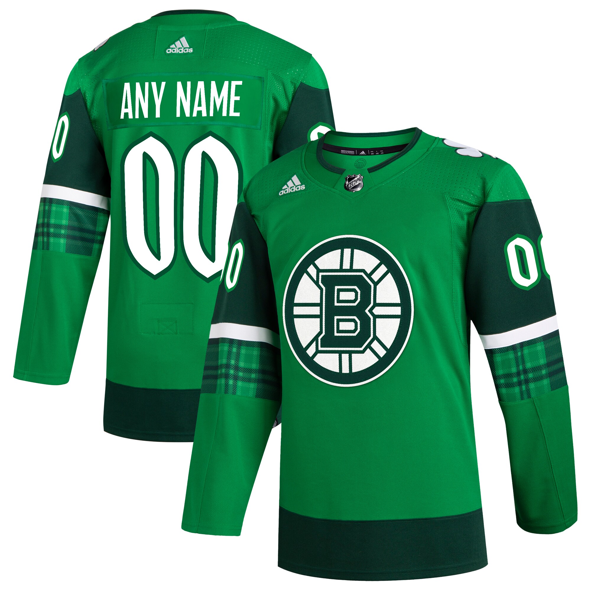 Boston Bruins St. Patrick's Day Authentic Custom Jersey - Kelly Green cheap jerseys for sale - CheapJerseys.Shop