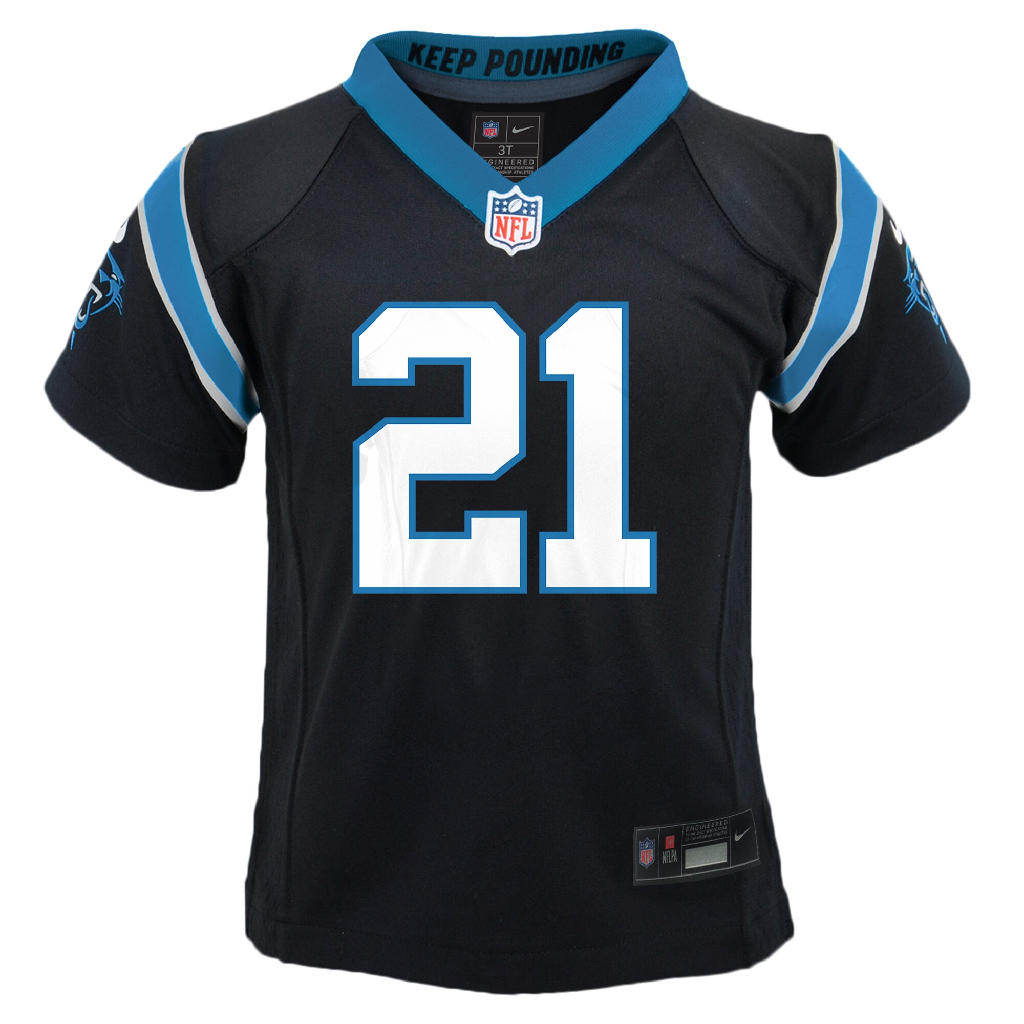 Jeremy Chinn Carolina Panthers Preschool Game Jersey - Black cheap jerseys for sale - CheapJerseys.Shop