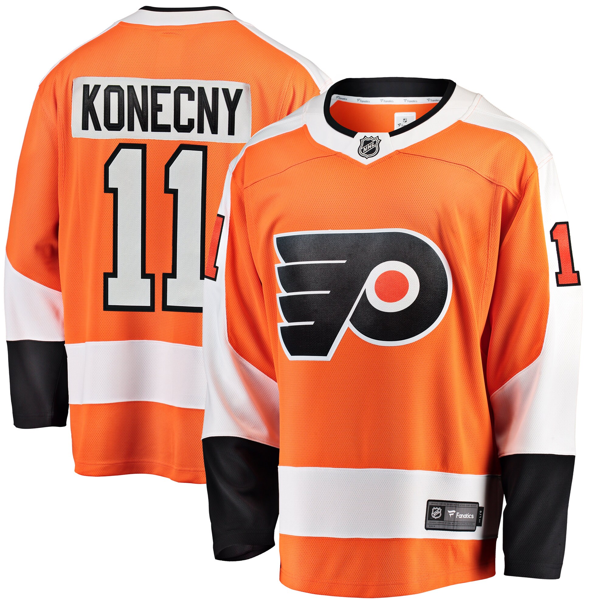 Travis Konecny Philadelphia Flyers Fanatics Breakaway Player Jersey - Orange cheap jerseys for sale - CheapJerseys.Shop