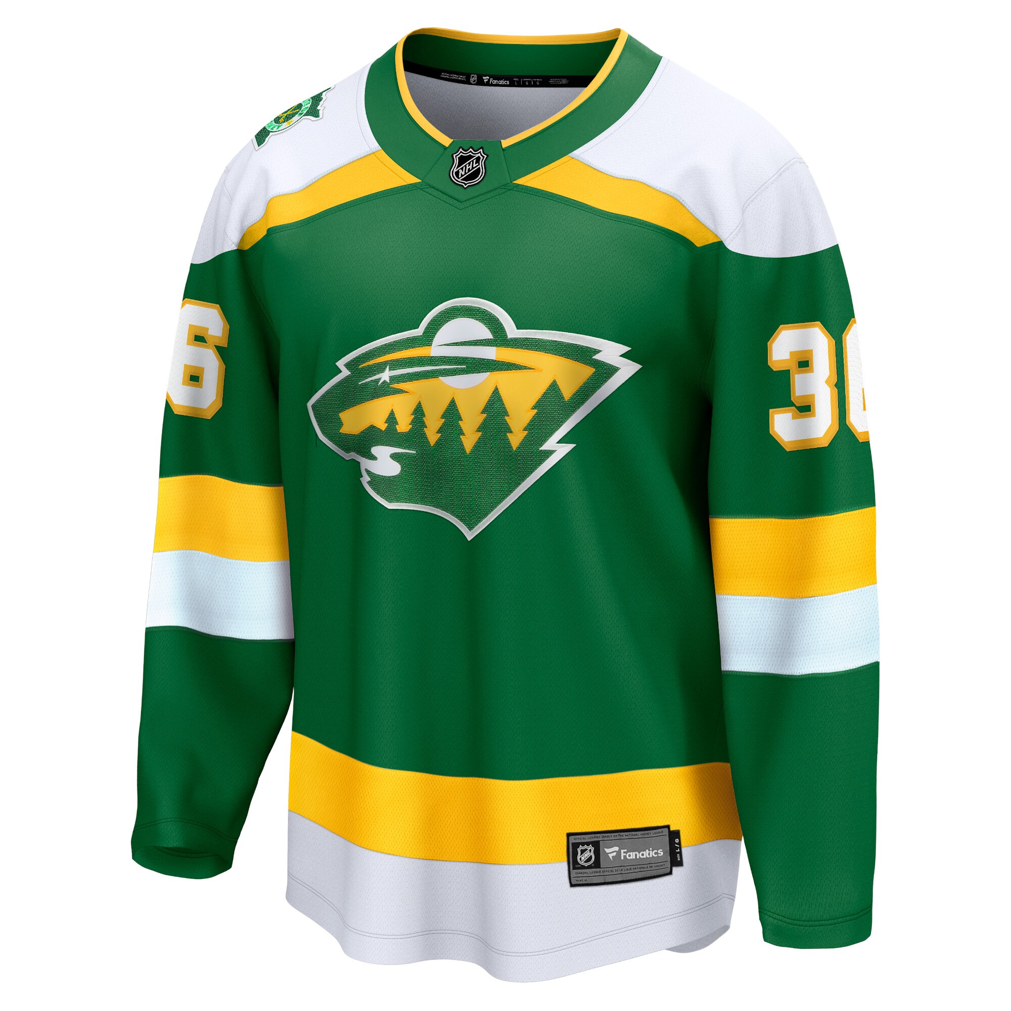 Mats Zuccarello Minnesota Wild Fanatics Alternate Premier Breakaway Player Jersey - Green cheap jerseys for sale - CheapJerseys.Shop