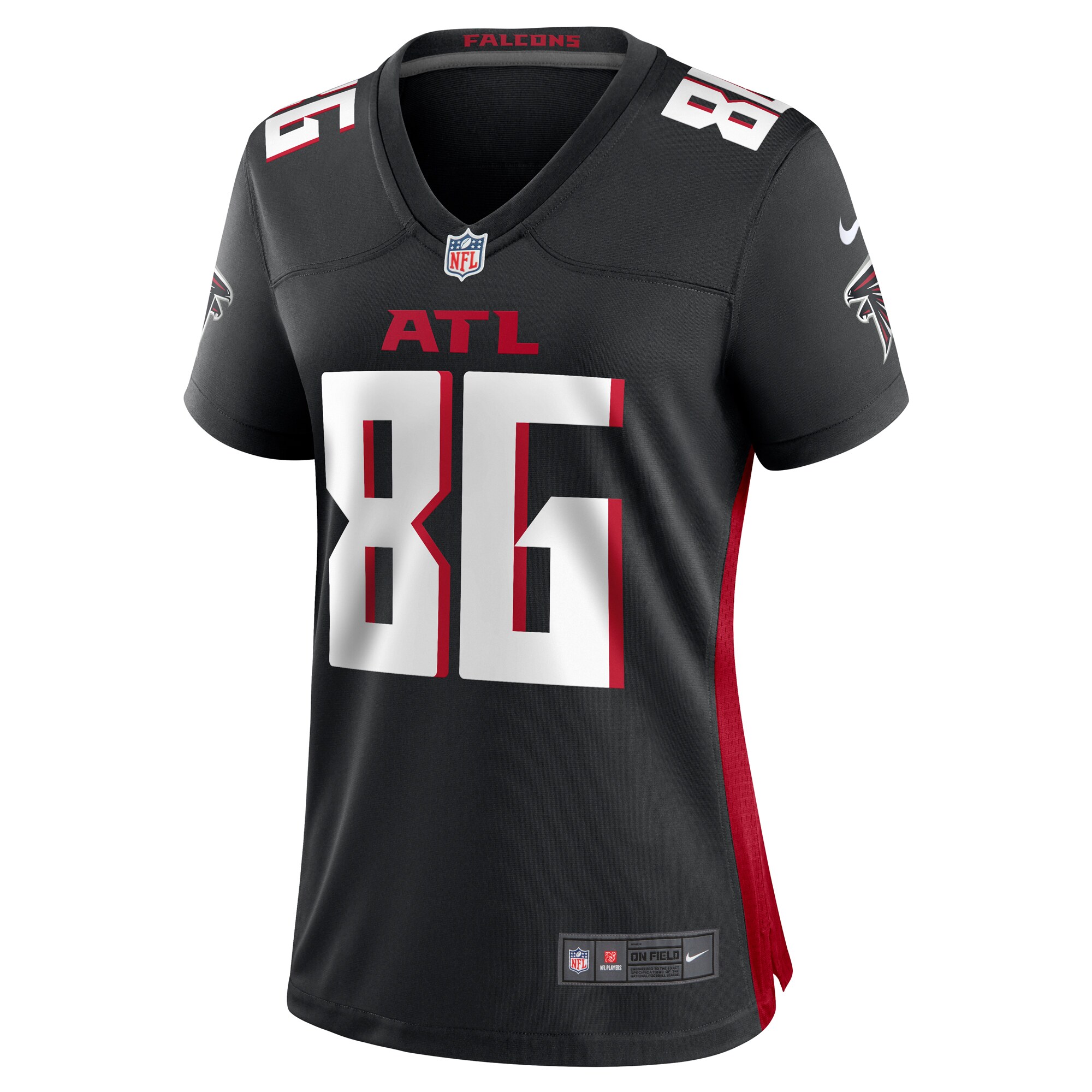 CJ Saunders Atlanta Falcons Women's Team Game Jersey - Black cheap jerseys for sale - CheapJerseys.Shop
