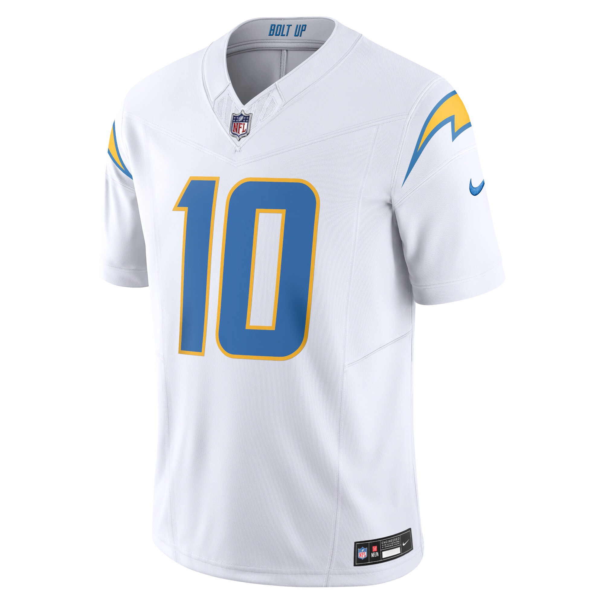 Justin Herbert Los Angeles Chargers Vapor F.U.S.E. Limited Jersey - White cheap jerseys for sale - CheapJerseys.Shop