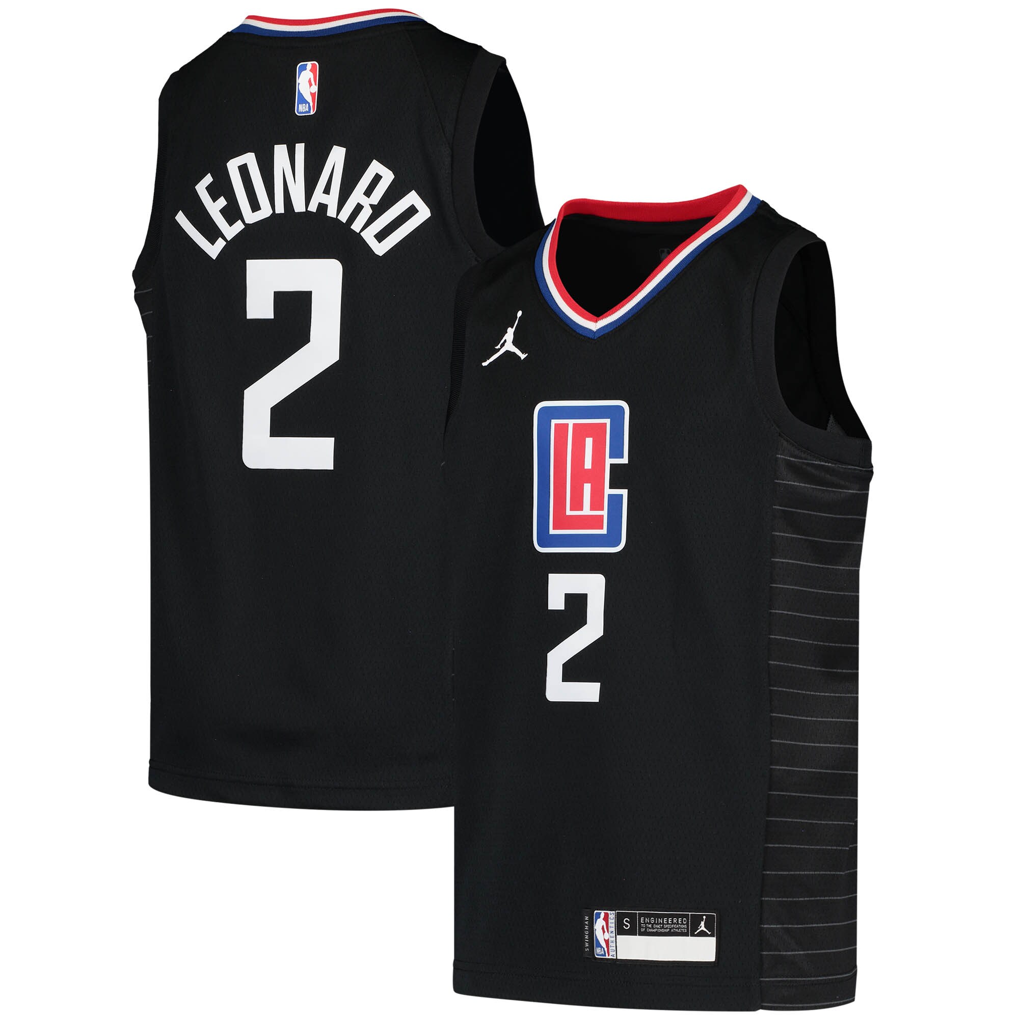 Kawhi Leonard LA Clippers Jordan Brand Youth 2020\/21 Swingman Player Jersey - Black - Statement Edition cheap jerseys for sale - CheapJerseys.Shop