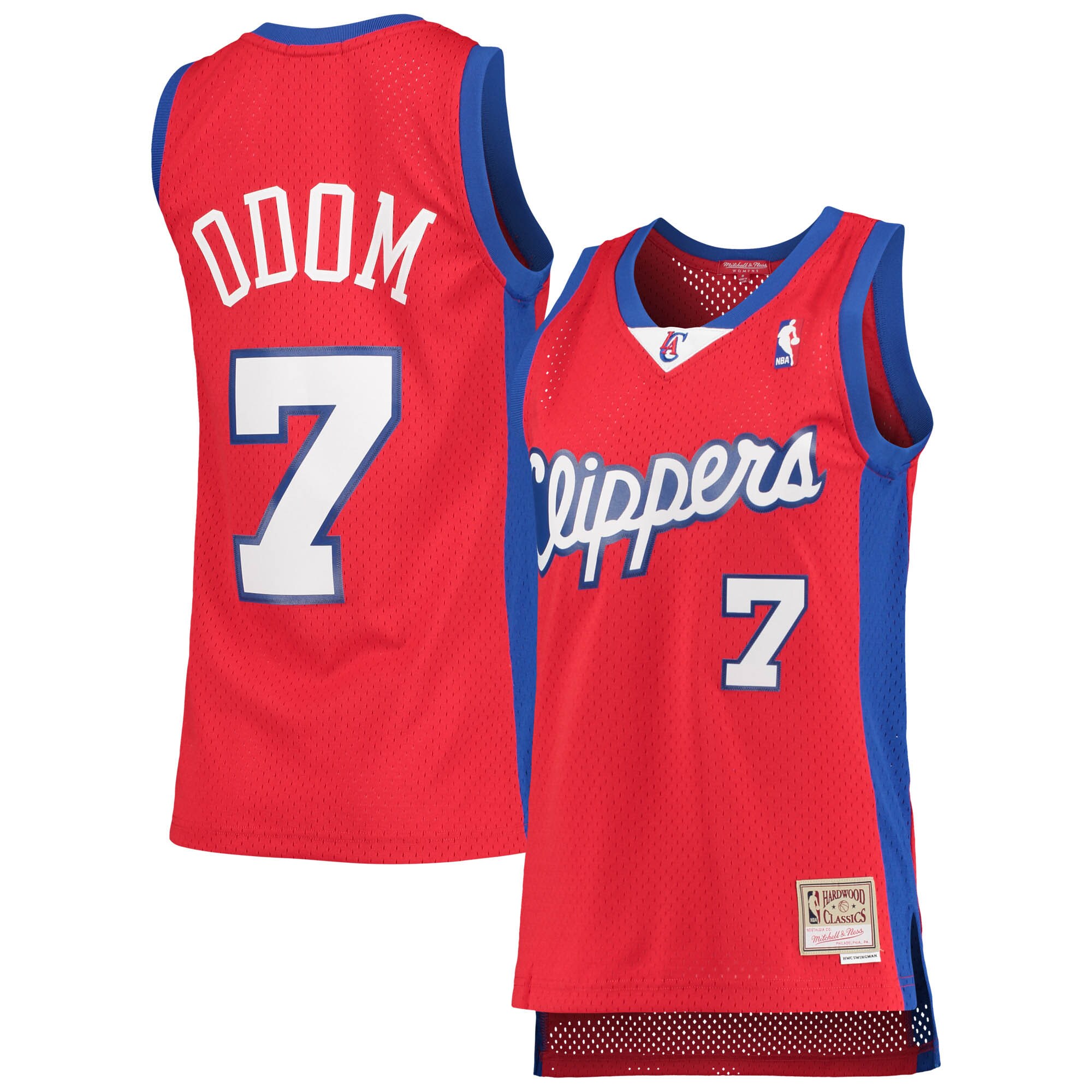 Lamar Odom LA Clippers Mitchell & Ness Women's 2000\/01 Hardwood Classics Swingman Jersey - Red cheap jerseys for sale - CheapJerseys.Shop