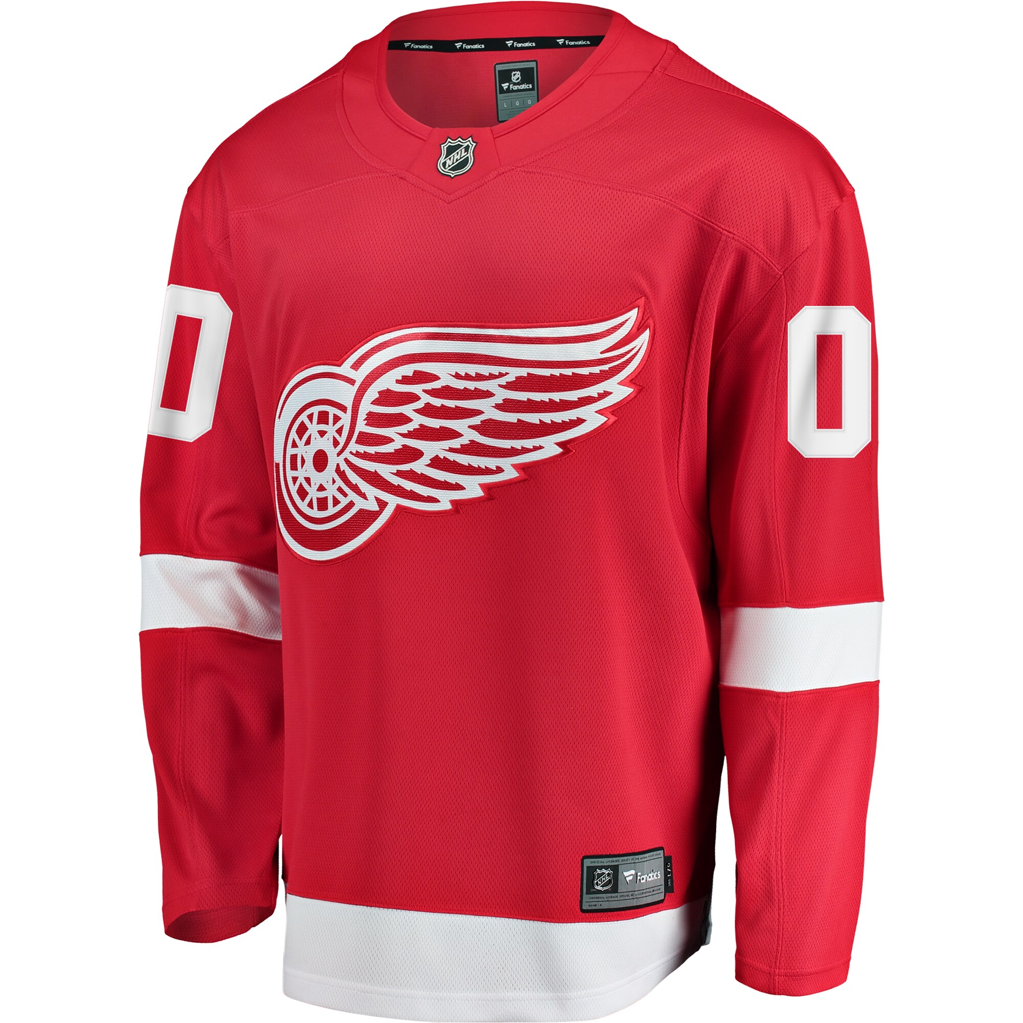 Detroit Red Wings Fanatics Home Breakaway Custom Jersey - Red cheap jerseys for sale - CheapJerseys.Shop