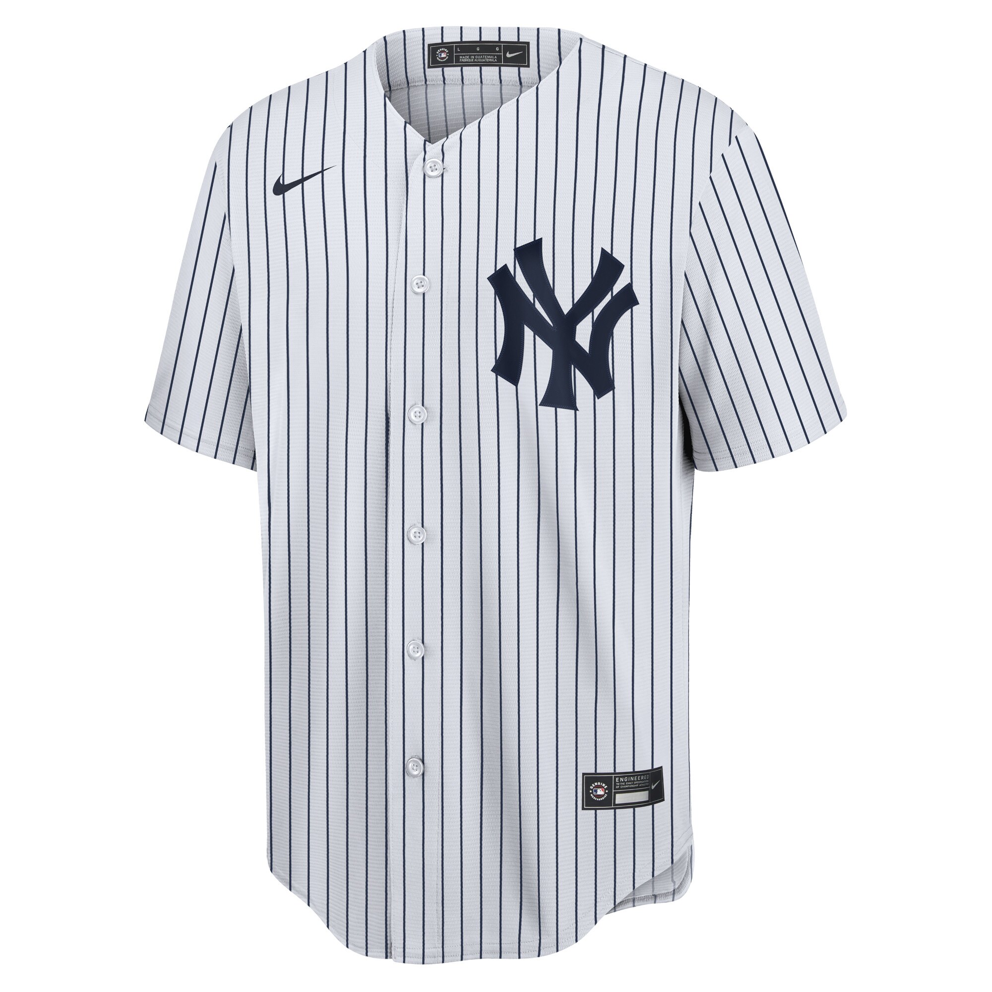 Derek Jeter New York Yankees Home Replica Player Name Jersey - White\/Navy cheap jerseys for sale - CheapJerseys.Shop