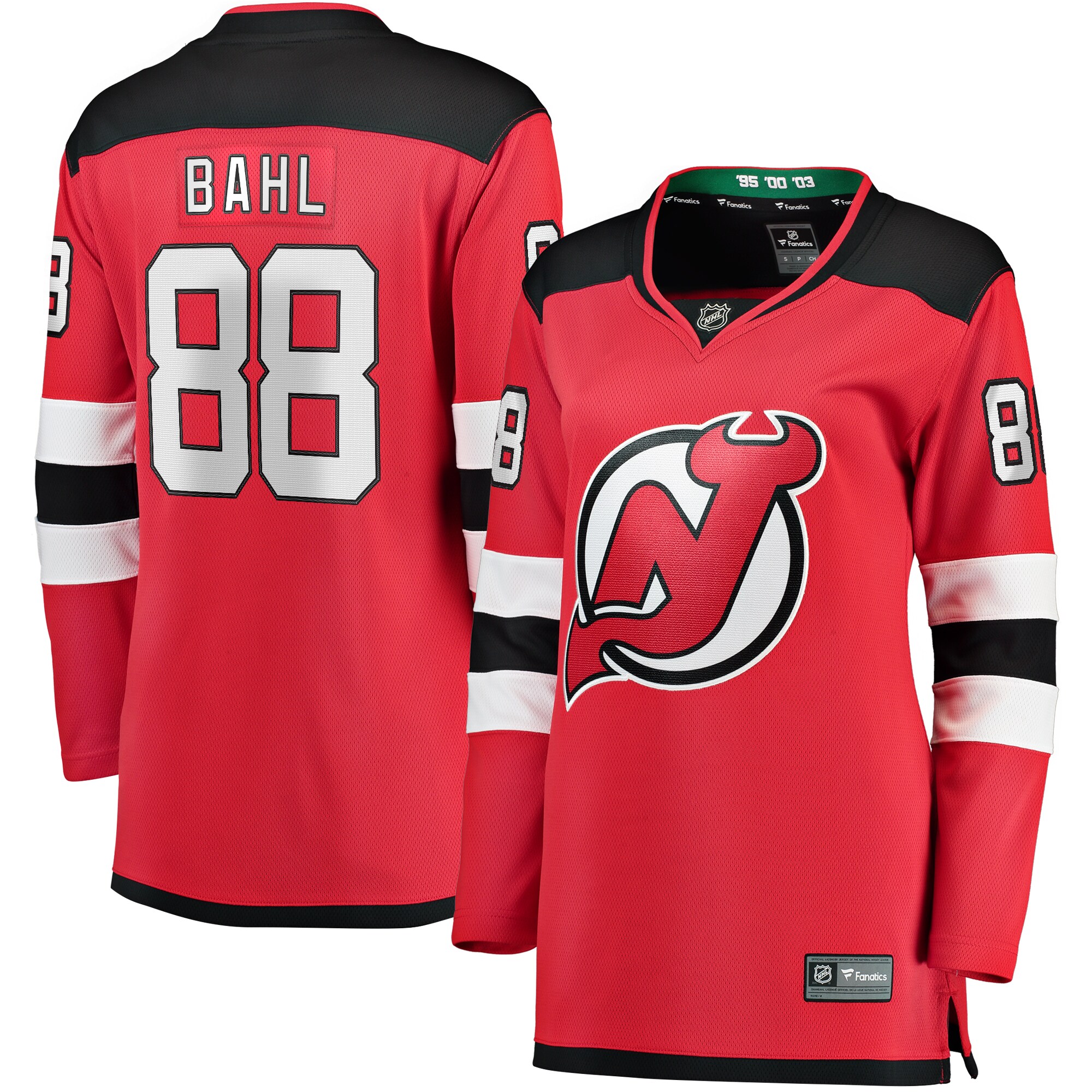 Kevin Bahl New Jersey Devils Fanatics Women's Home Breakaway Player Jersey - Red cheap jerseys for sale - CheapJerseys.Shop