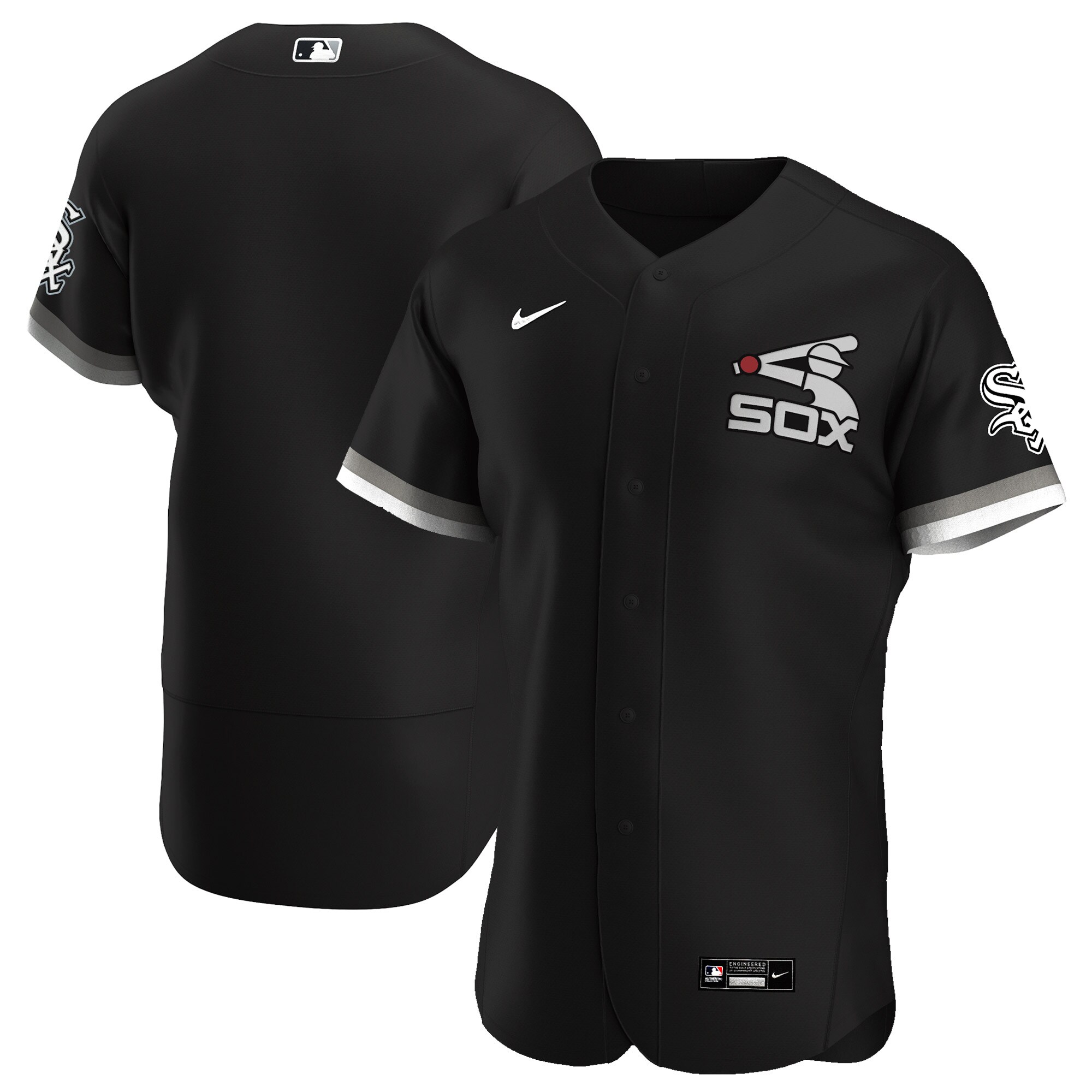 Chicago White Sox Alternate Authentic Team Jersey - Black cheap jerseys for sale - CheapJerseys.Shop