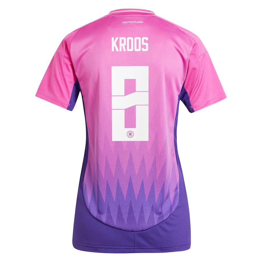 Toni Kroos 8 Germany National Team 2024 Away Women Jersey - Pink cheap jerseys for sale - CheapJerseys.Shop