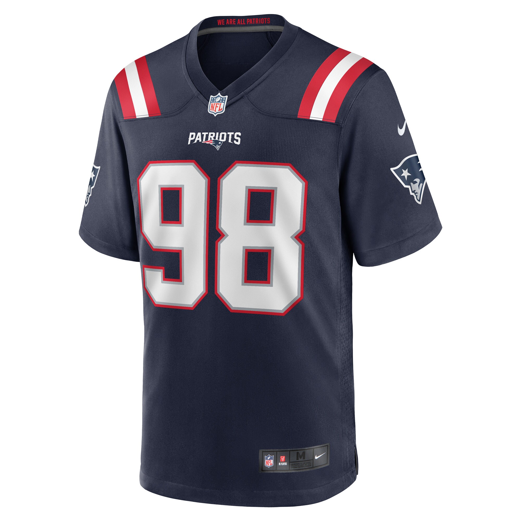 Carl Davis Jr. New England Patriots Game Player Jersey - Navy cheap jerseys for sale - CheapJerseys.Shop
