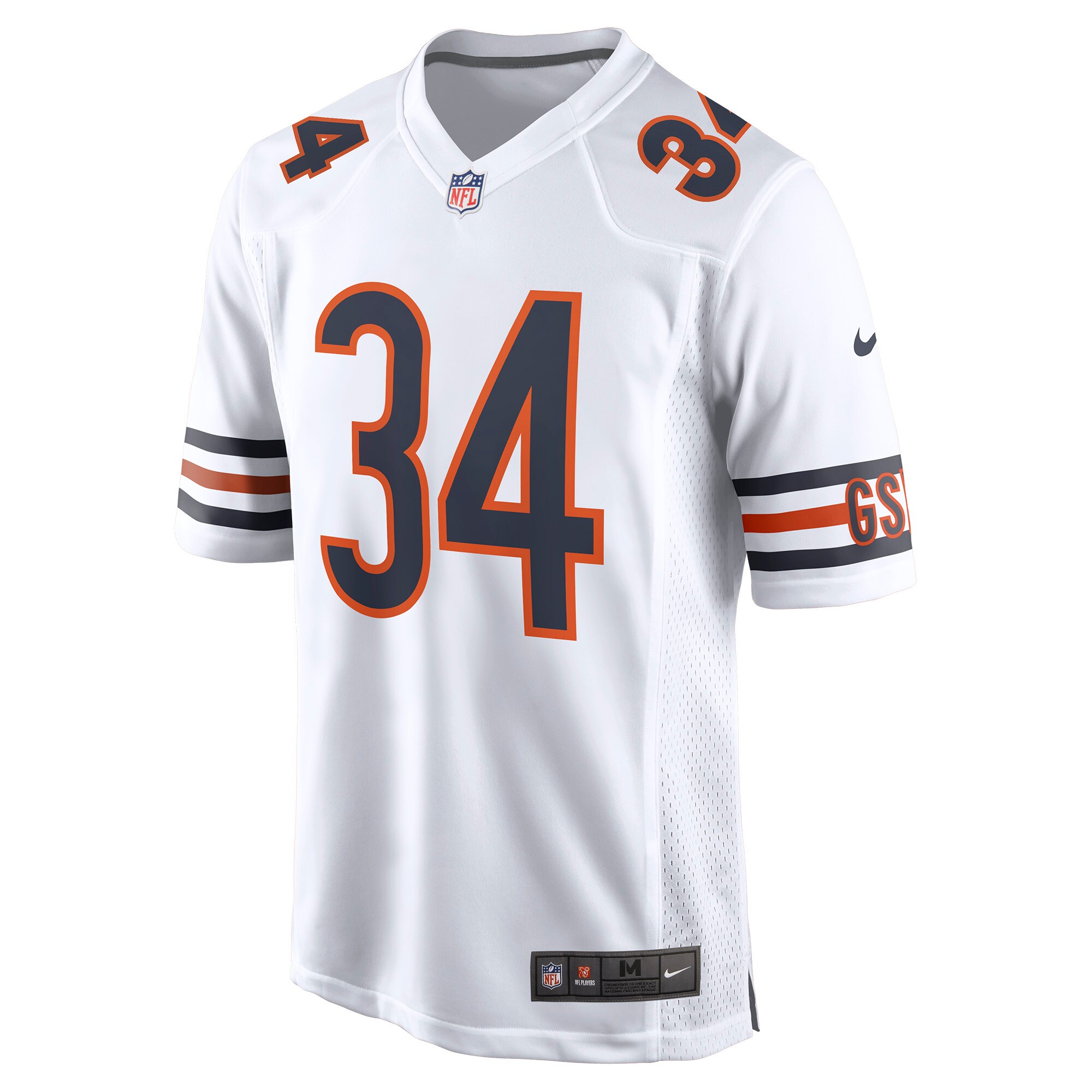 Walter Payton Chicago Bears Retired Player Away Game Jersey - White cheap jerseys for sale - CheapJerseys.Shop