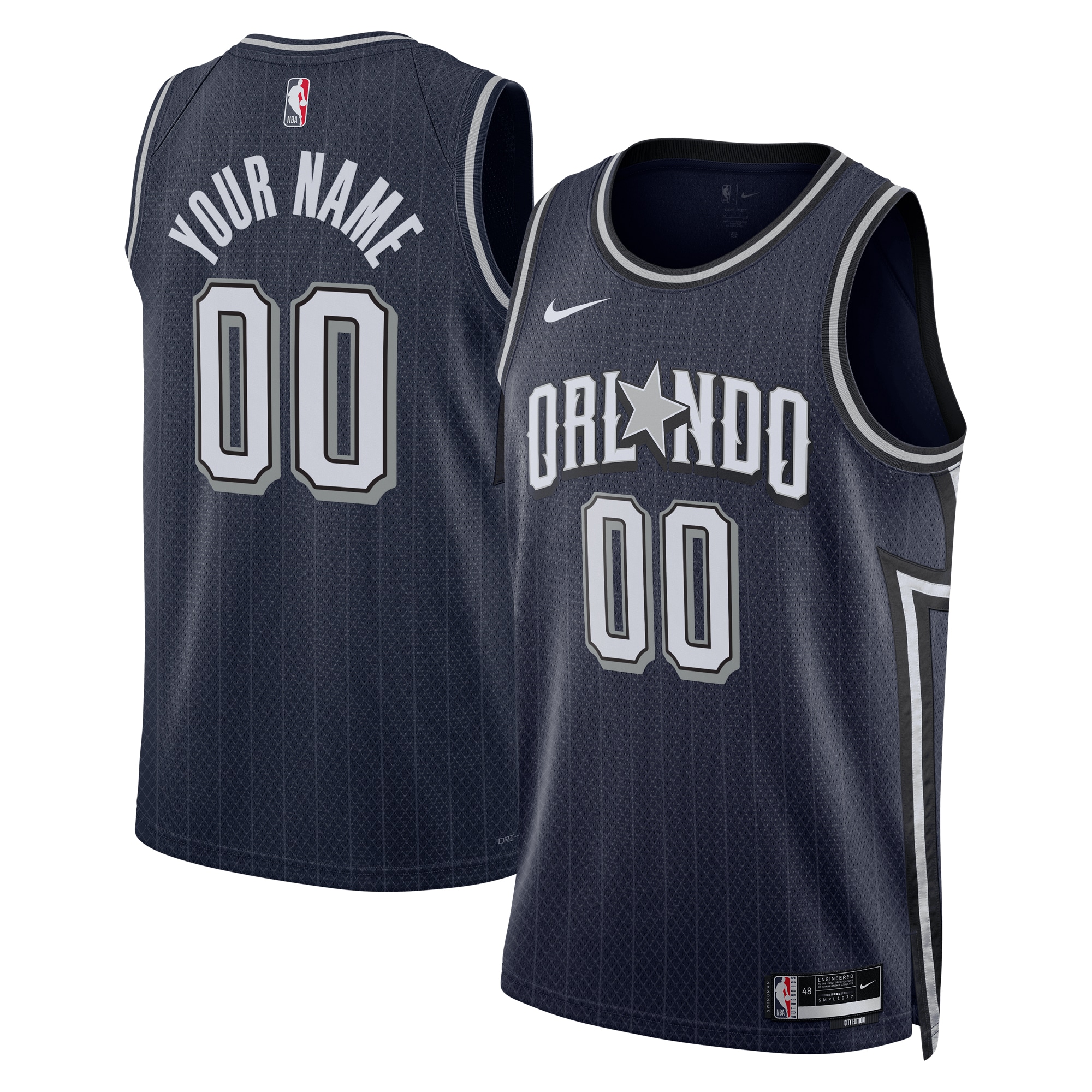 Orlando Magic Unisex 2023\/24 Custom Swingman Jersey - Navy - City Edition cheap jerseys for sale - CheapJerseys.Shop