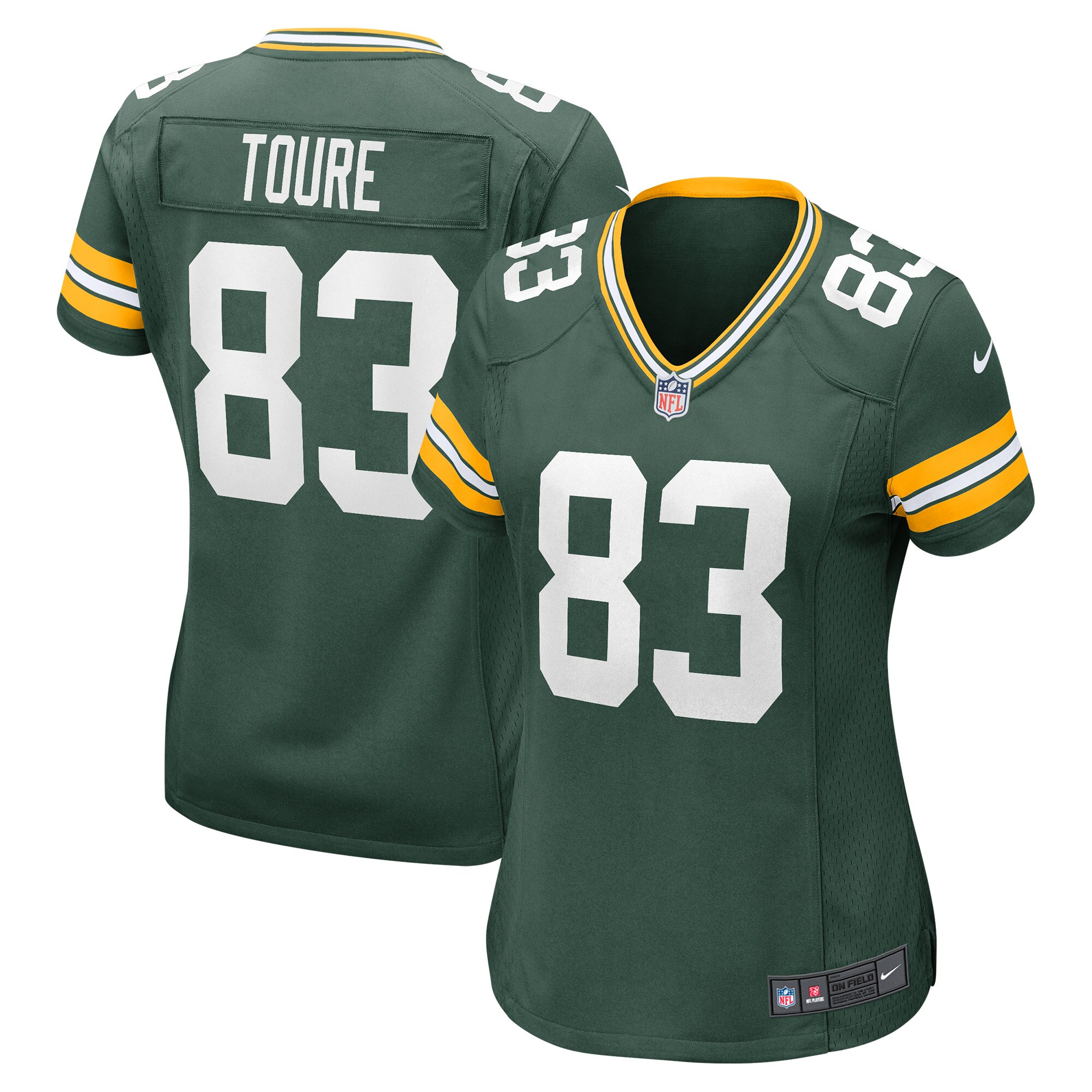 Samori Toure Green Bay Packers Women's Player Game Jersey - Green cheap jerseys for sale - CheapJerseys.Shop