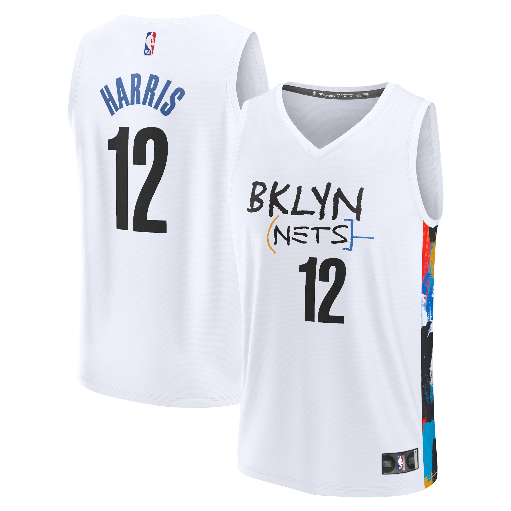 Joe Harris Brooklyn Nets Fanatics Fastbreak Jersey - City Edition - White cheap jerseys for sale - CheapJerseys.Shop