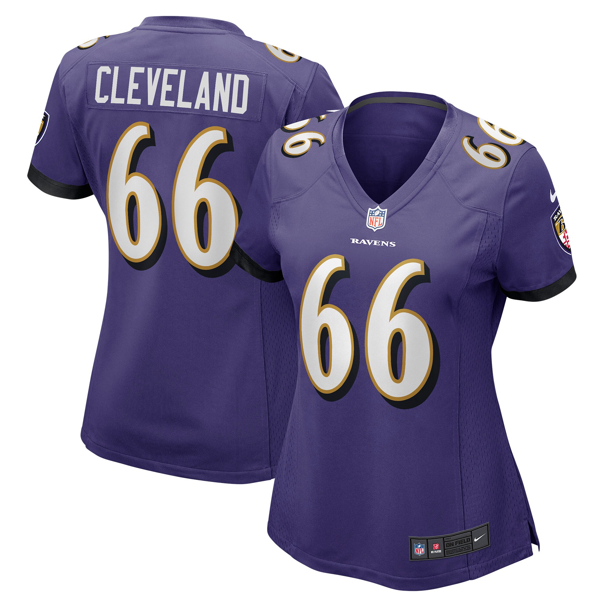 Ben Cleveland Baltimore Ravens Women's Game Jersey - Purple cheap jerseys for sale - CheapJerseys.Shop