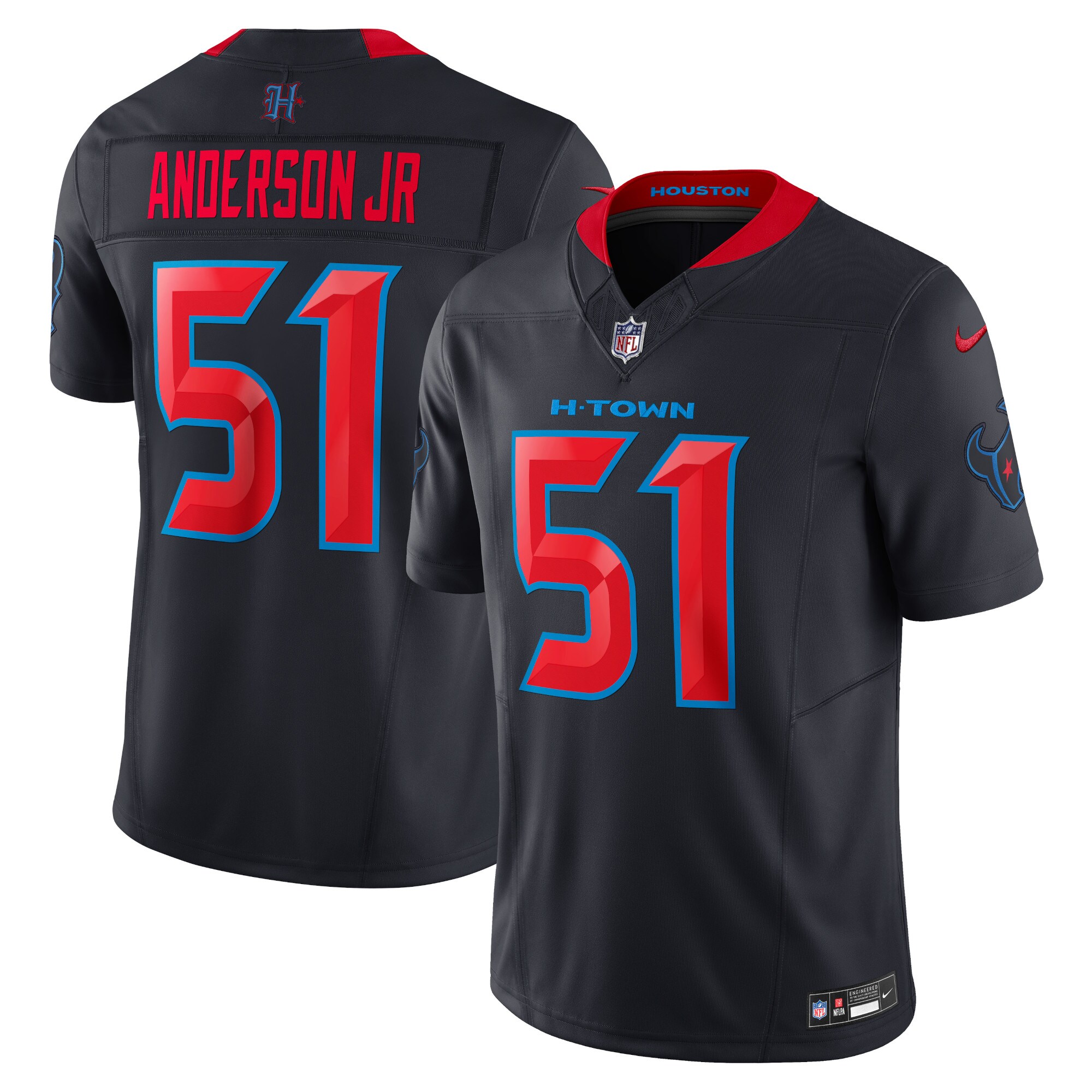 Will Anderson Jr. Houston Texans 2nd Alternate Vapor F.U.S.E. Limited Jersey - Navy cheap jerseys for sale - CheapJerseys.Shop