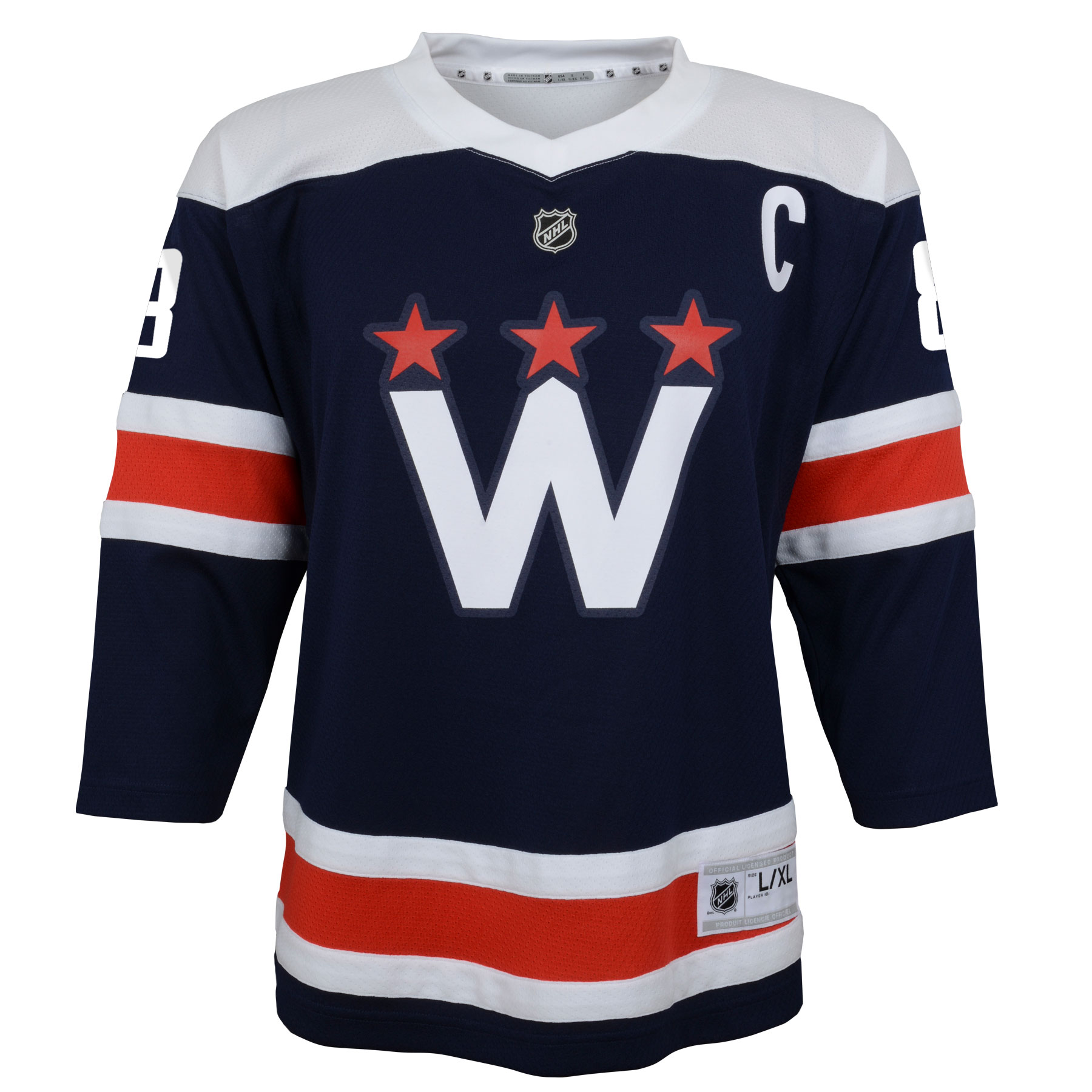 Alexander Ovechkin Washington Capitals Youth 2020\/21 Alternate Replica Player Jersey - Navy cheap jerseys for sale - CheapJerseys.Shop