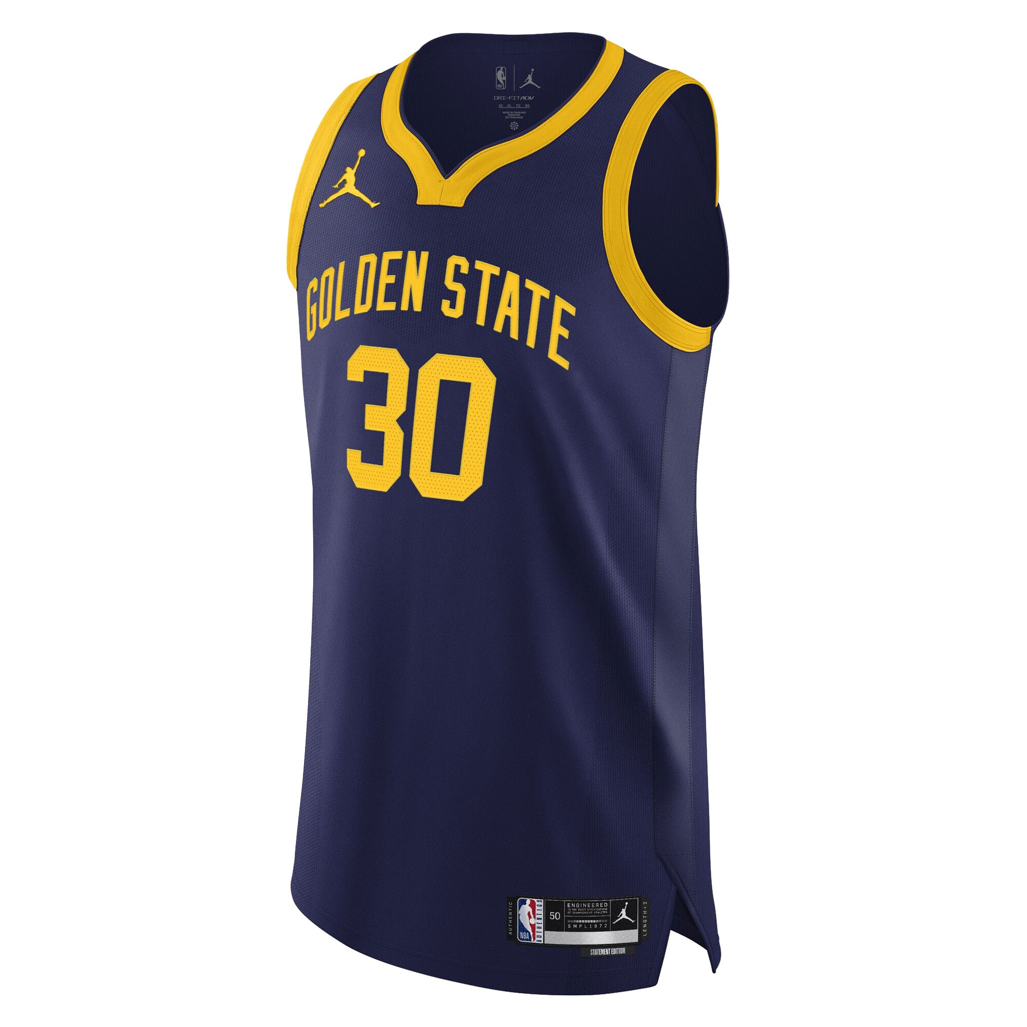Stephen Curry Golden State Warriors Jordan Brand Authentic Player Jersey - Statement Edition - Royal cheap jerseys for sale - CheapJerseys.Shop