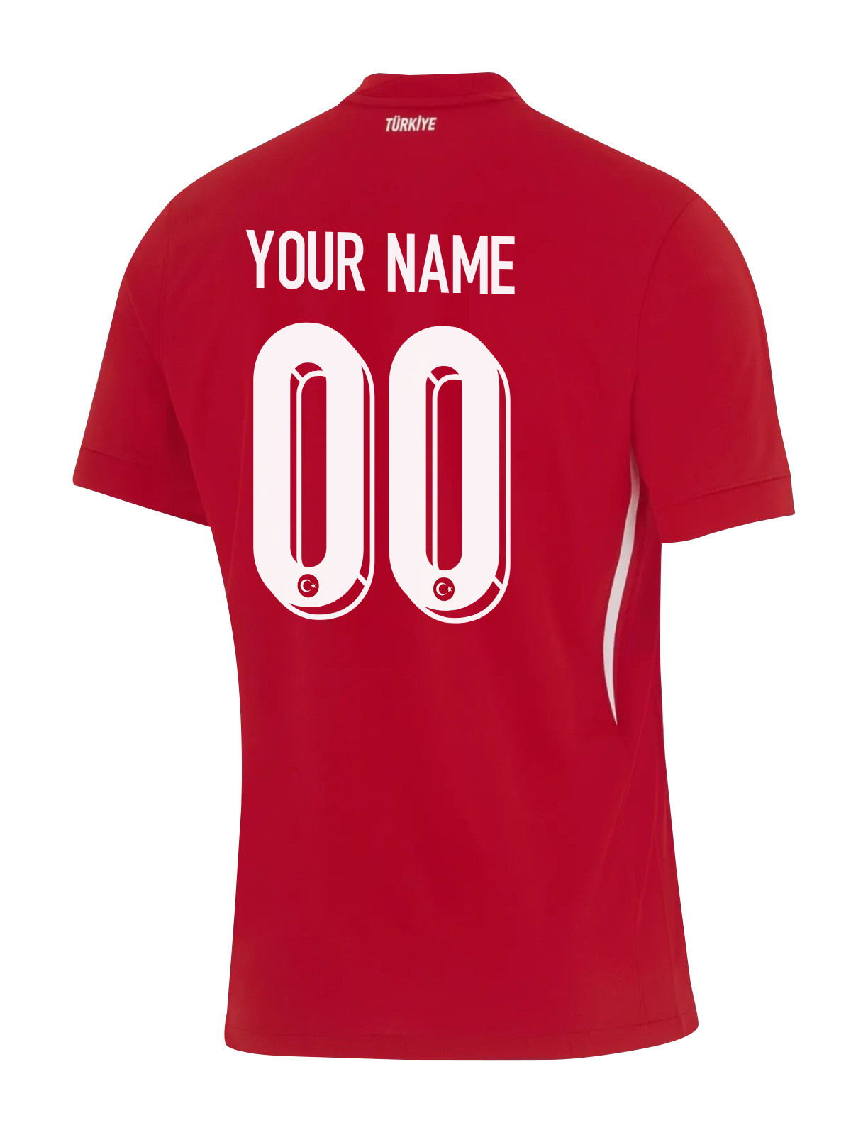 Turkey National Team 2024 Away Stadium Custom Men Jersey - Red cheap jerseys for sale - CheapJerseys.Shop