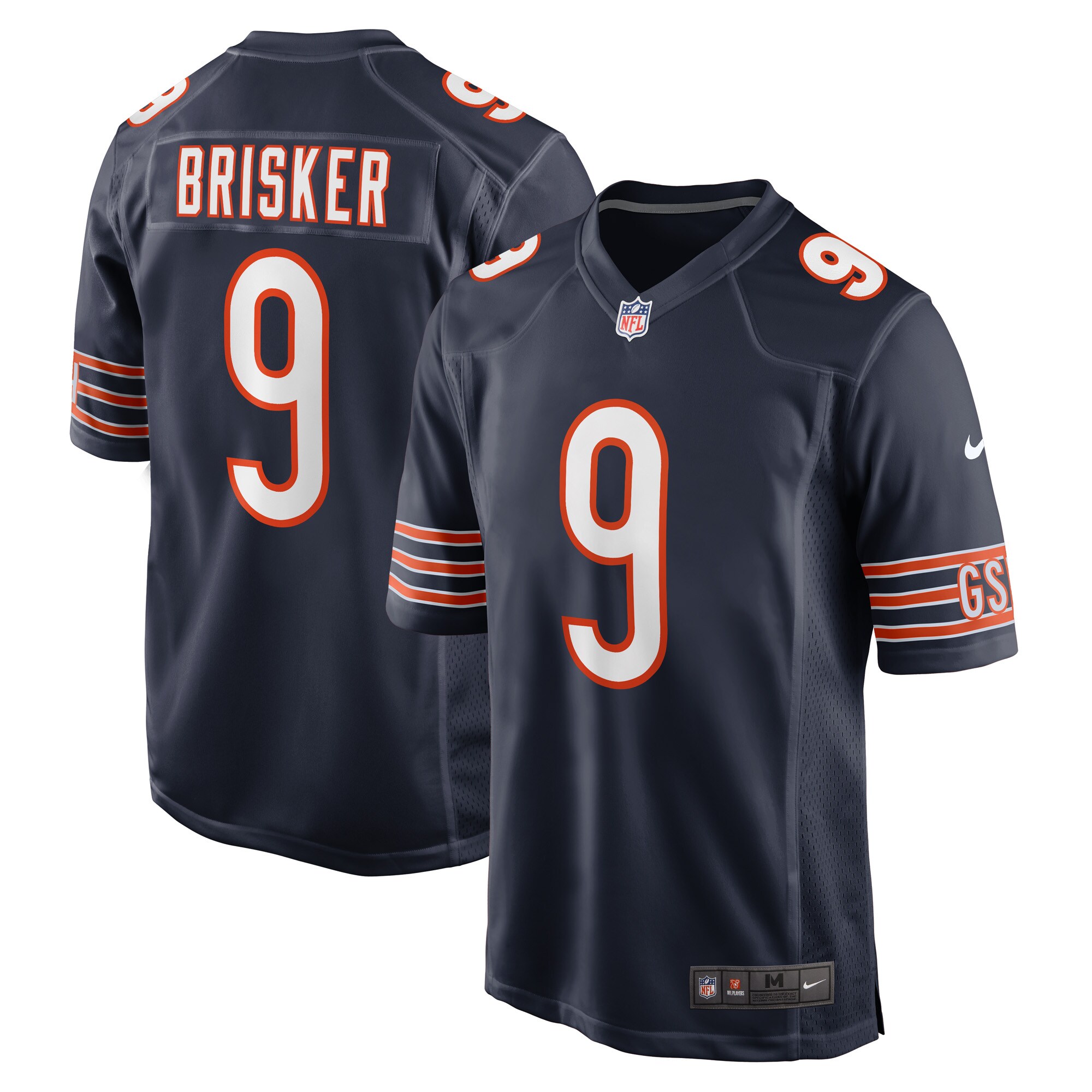 Jaquan Brisker Chicago Bears Game Player Jersey - Navy cheap jerseys for sale - CheapJerseys.Shop