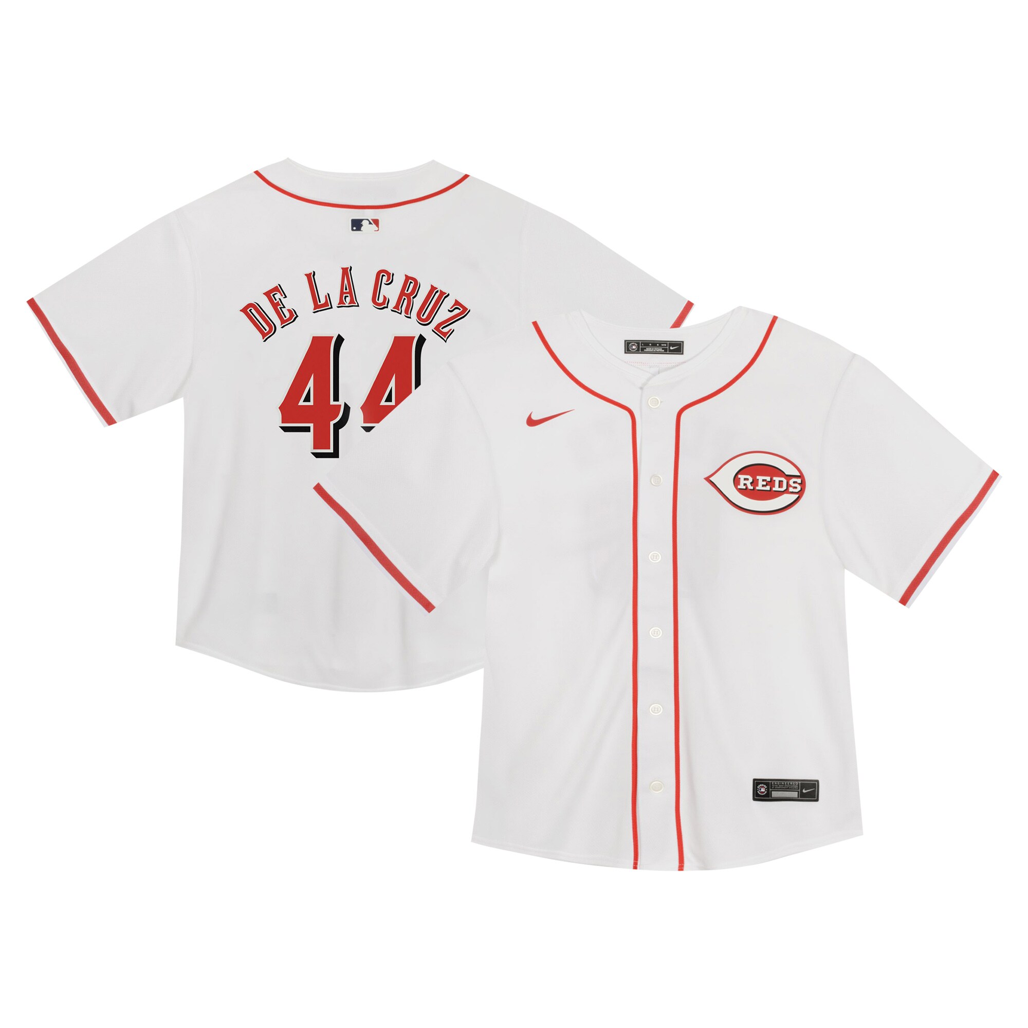 Elly De La Cruz Cincinnati Reds Infant Game Jersey - White cheap jerseys for sale - CheapJerseys.Shop