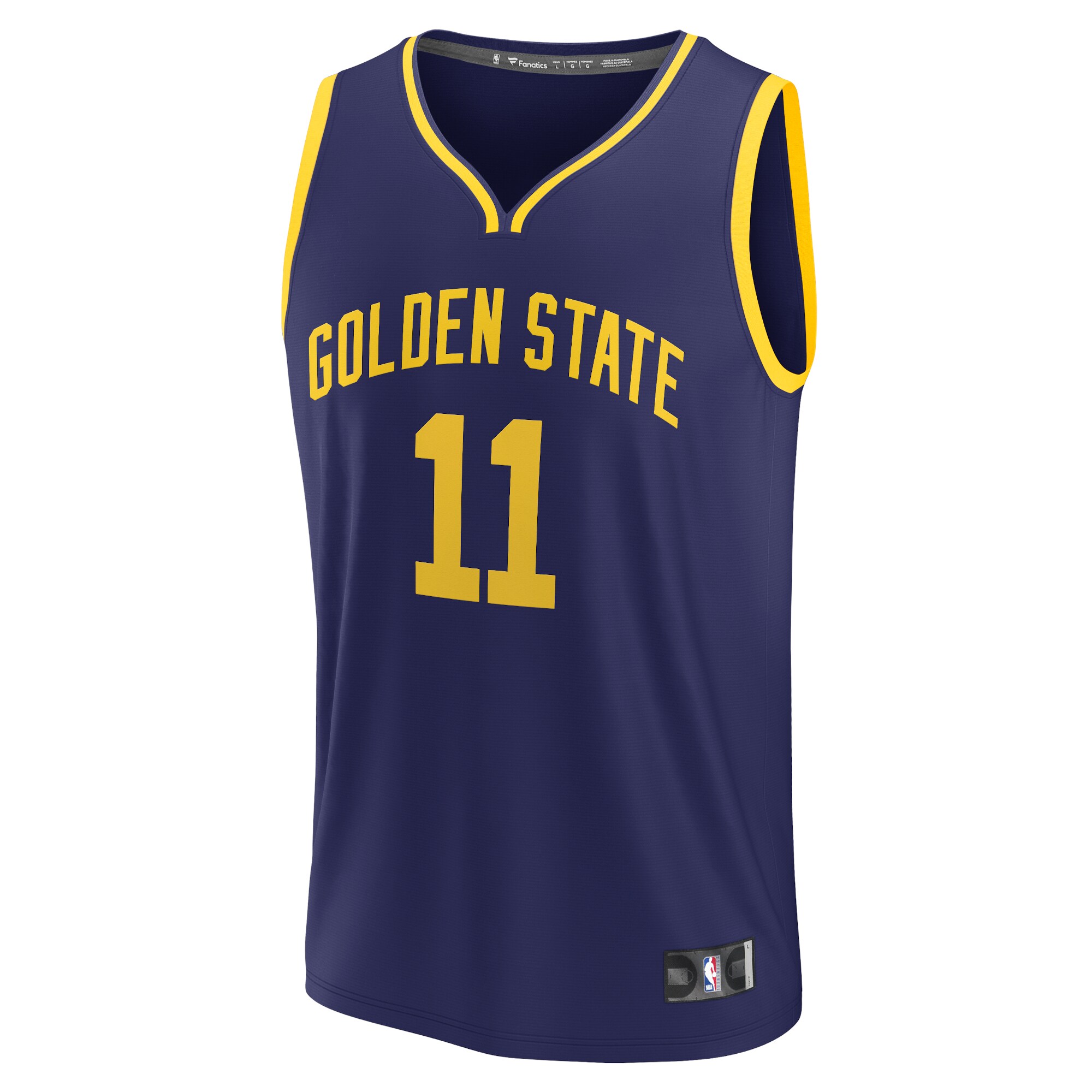 Klay Thompson Golden State Warriors Fanatics Fast Break Replica Player Jersey - Statement Edition - Navy cheap jerseys for sale - CheapJerseys.Shop