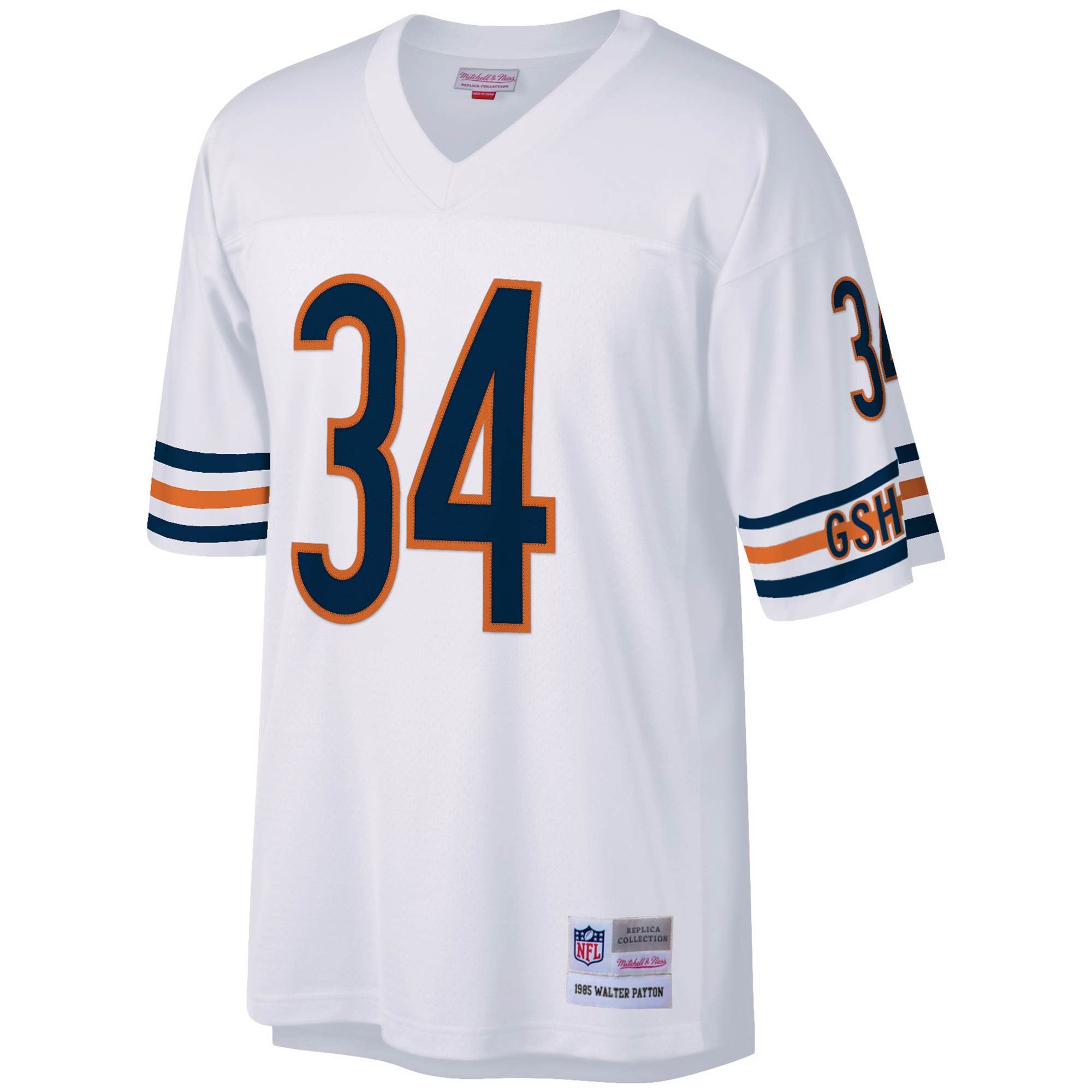 Walter Payton Chicago Bears Mitchell & Ness Legacy Replica Jersey - White cheap jerseys for sale - CheapJerseys.Shop