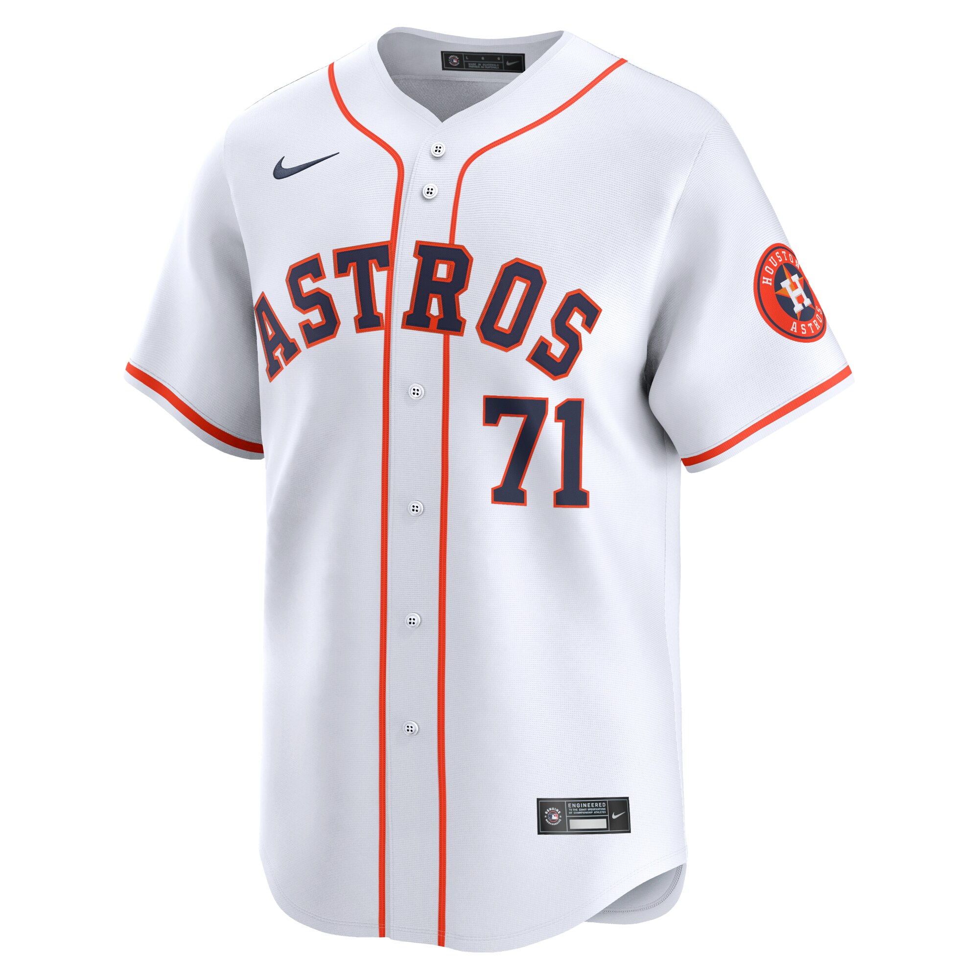 Josh Hader Houston Astros Home Limited Player Jersey - White cheap jerseys for sale - CheapJerseys.Shop