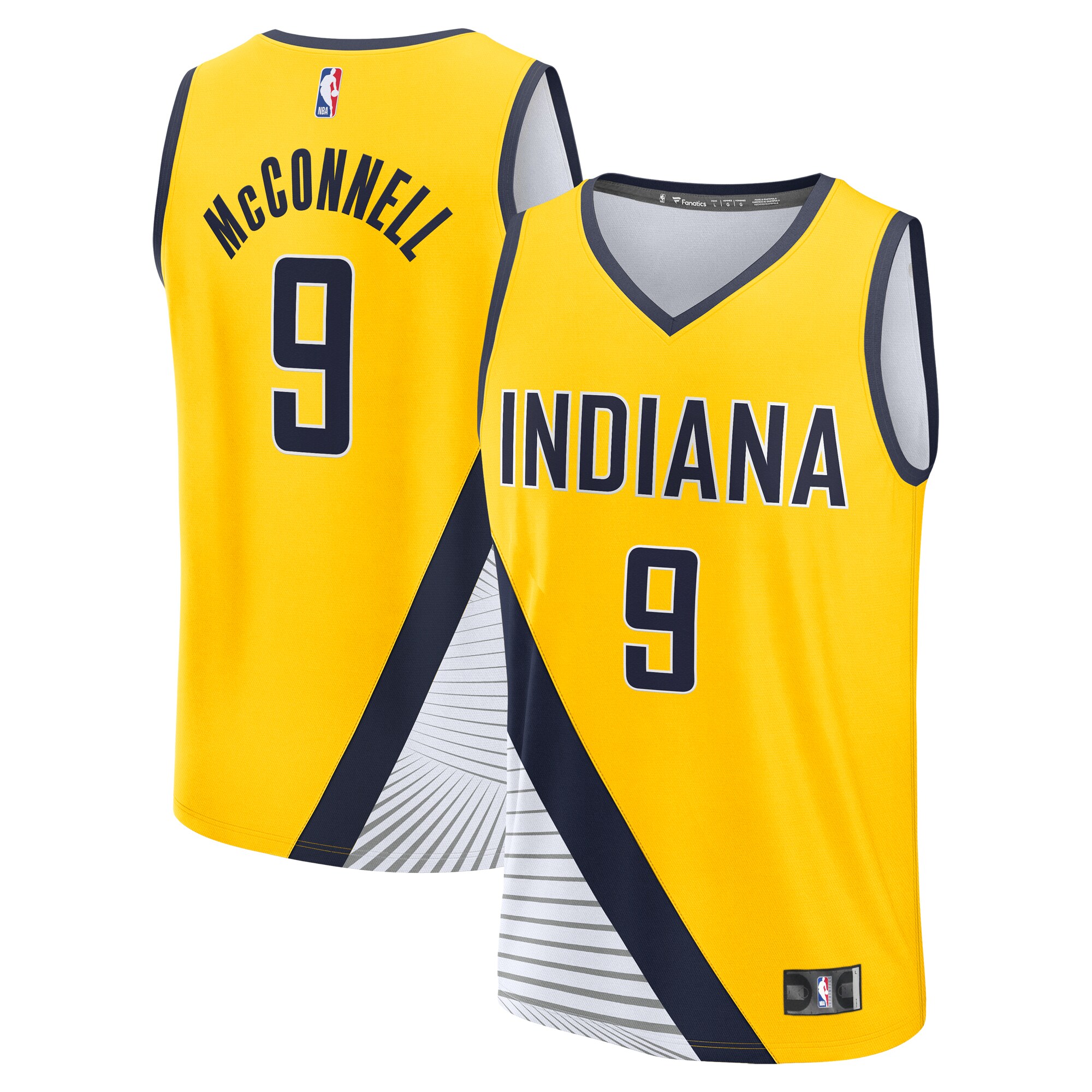 T.J. McConnell Indiana Pacers Fanatics Youth Fast Break Player Jersey - Statement Edition - Gold cheap jerseys for sale - CheapJerseys.Shop