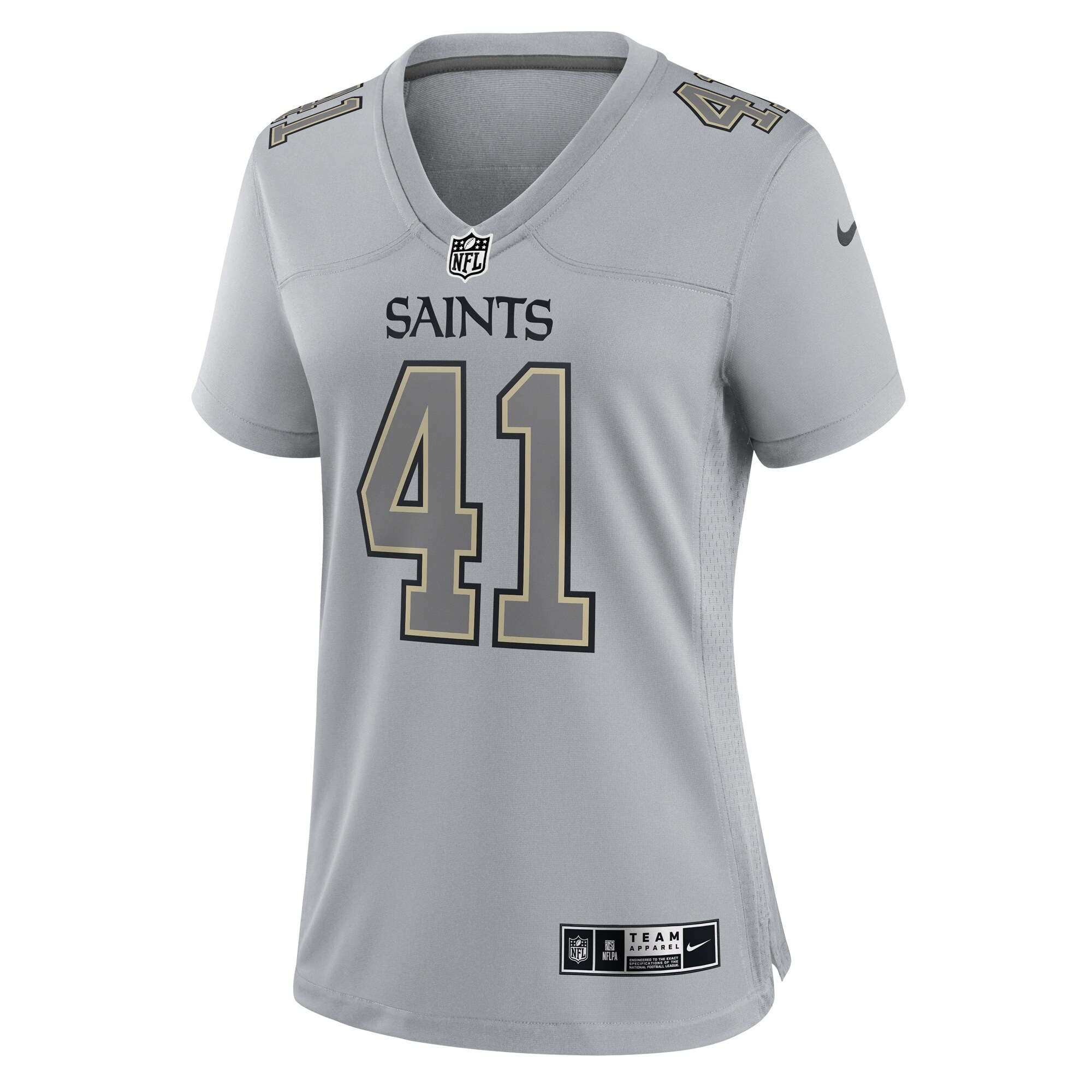 Alvin Kamara New Orleans Saints Women's Atmosphere Fashion Game Jersey - Gray cheap jerseys for sale - CheapJerseys.Shop